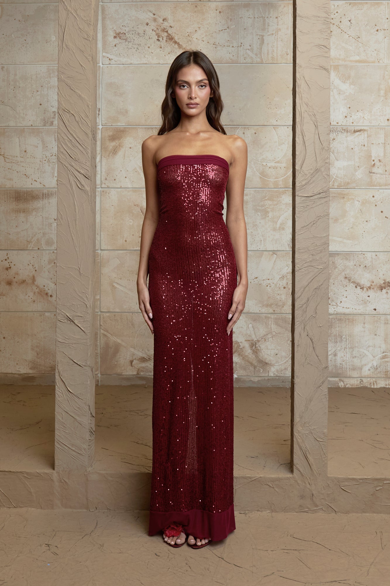 ELIZABETH DRESS - RUBY