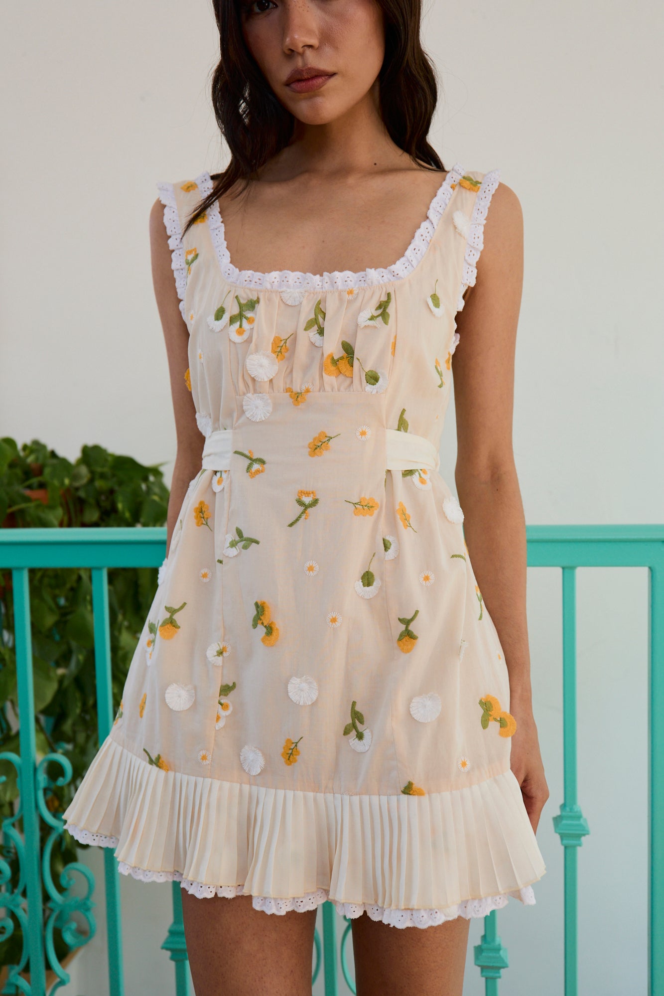 JASMINE DRESS - YELLOW FLEUR
