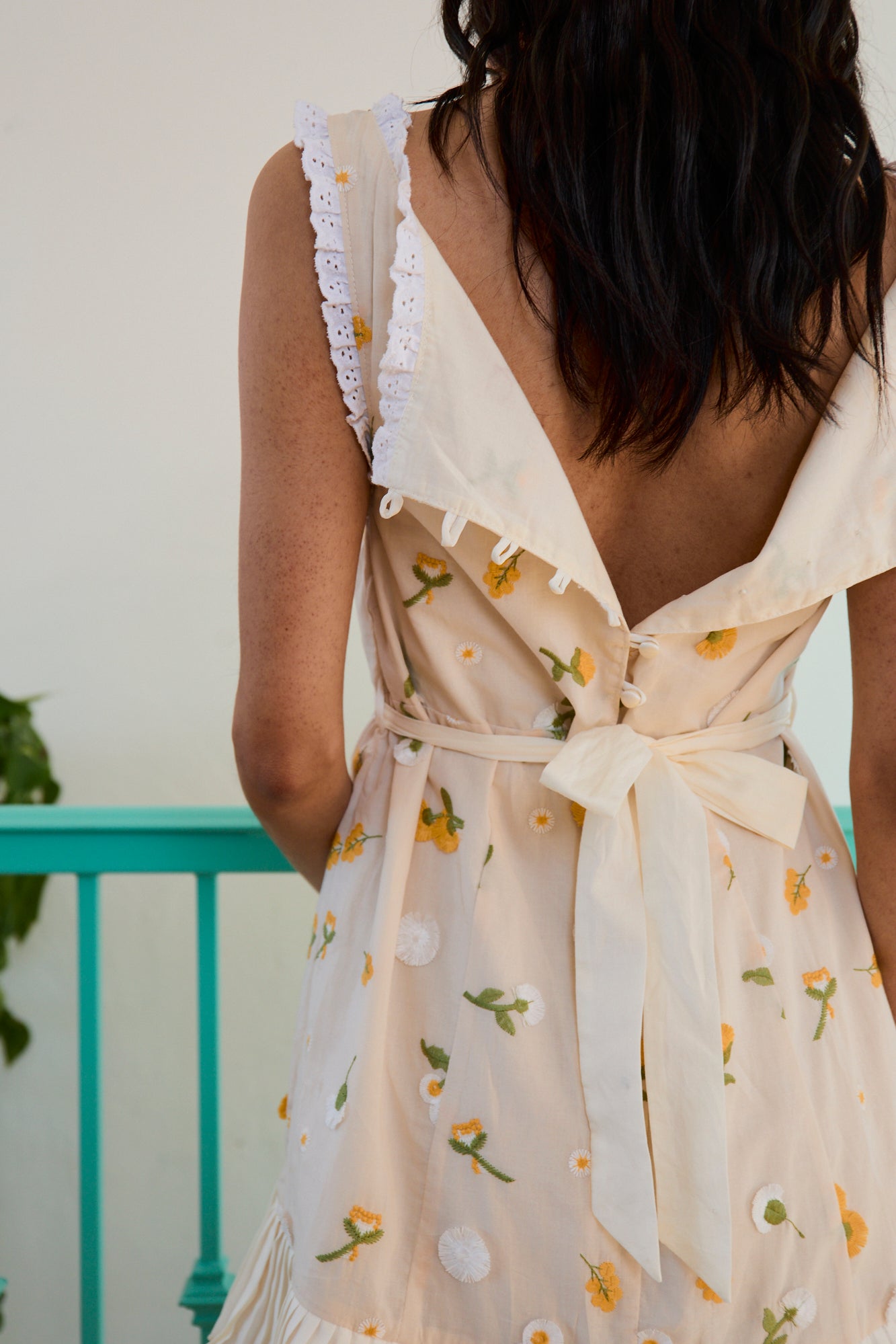 JASMINE DRESS - YELLOW FLEUR