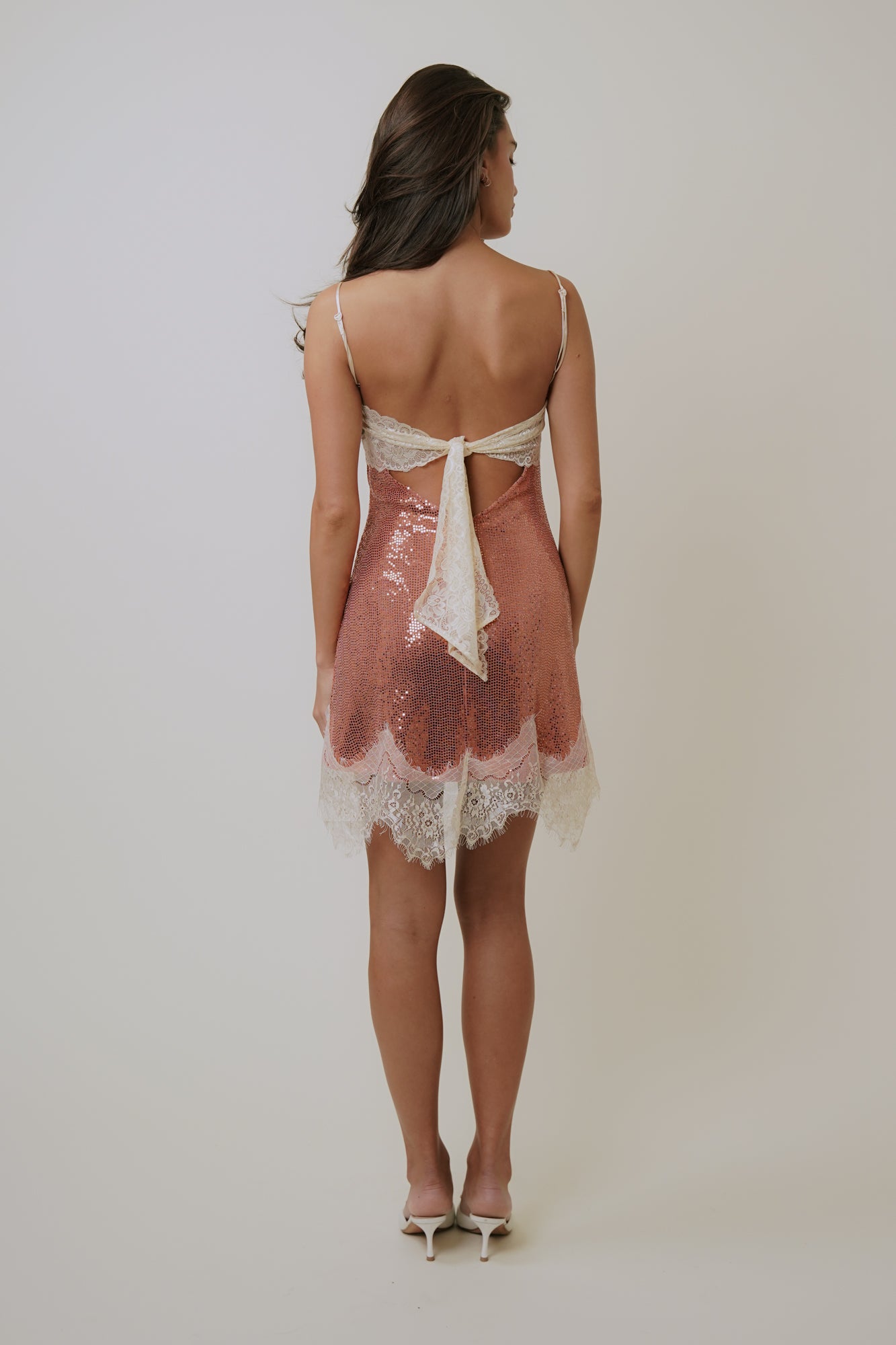 CELESTE DRESS - ROSE GLIMMER