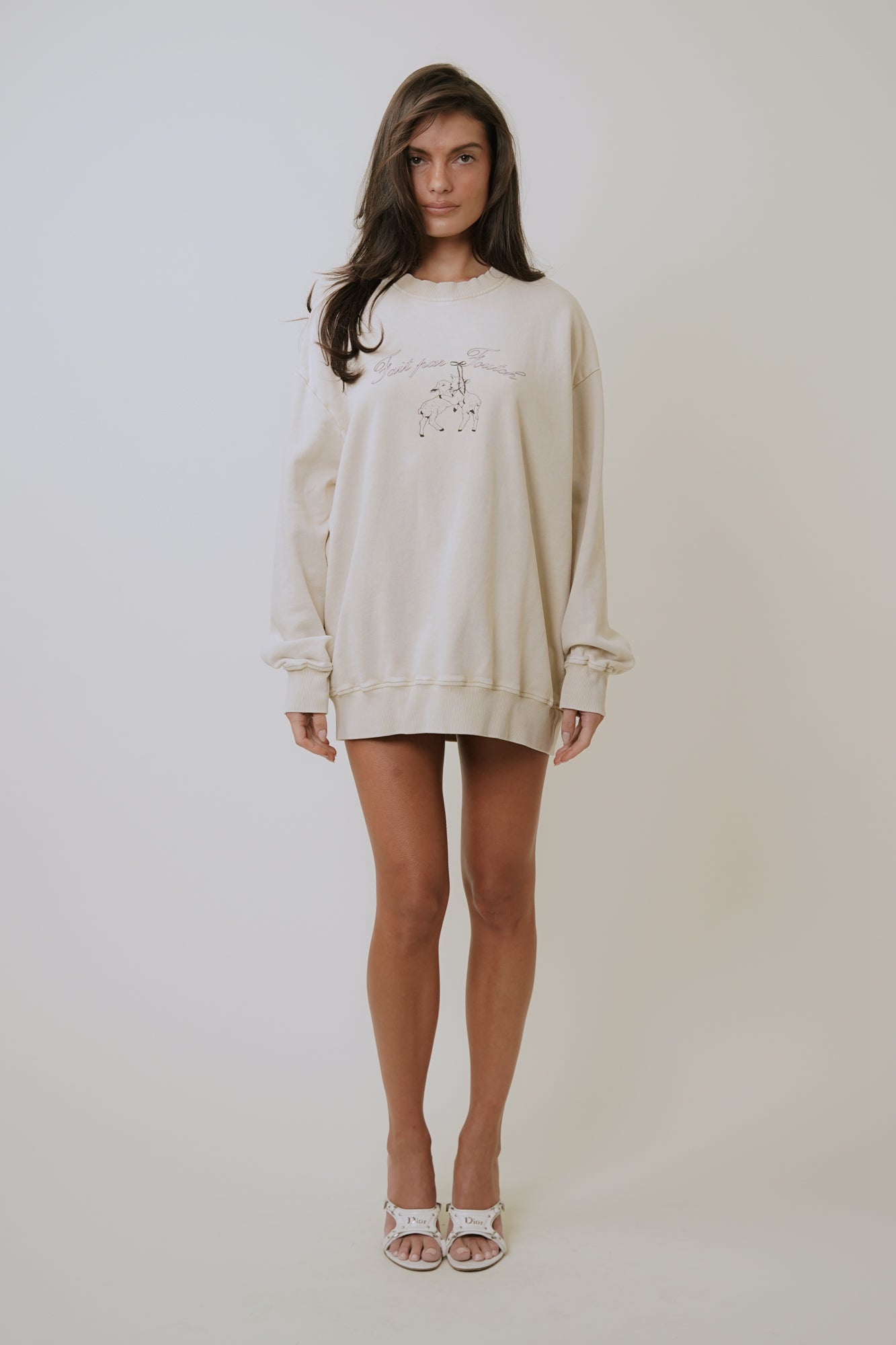 LAMB SWEATSHIRT - OATMILK