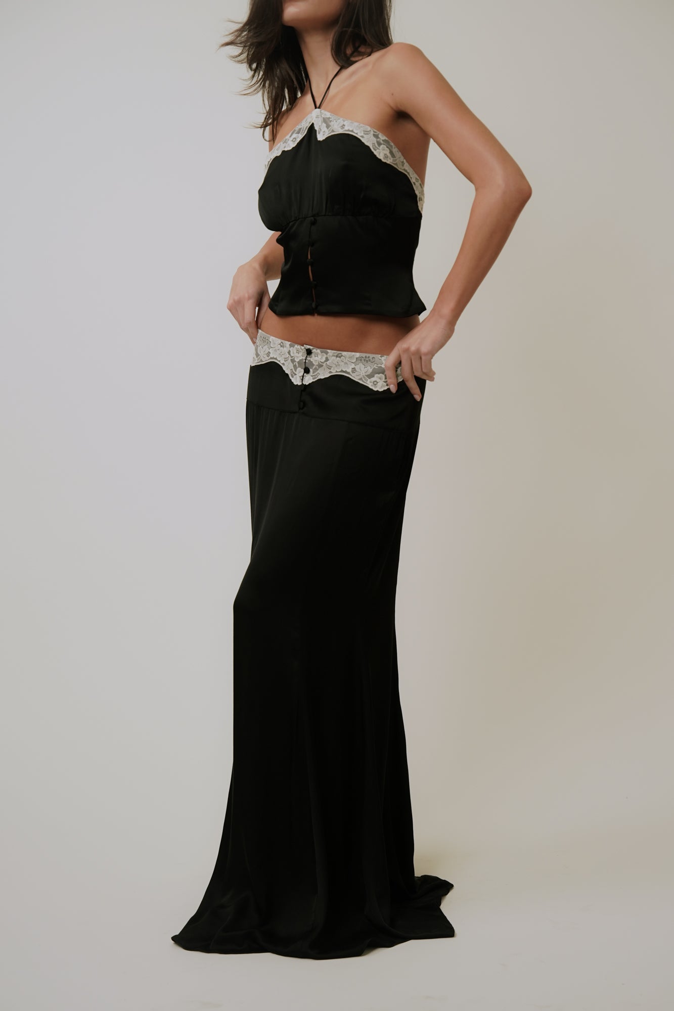 CLARISSA SKIRT - NOIR & LACE