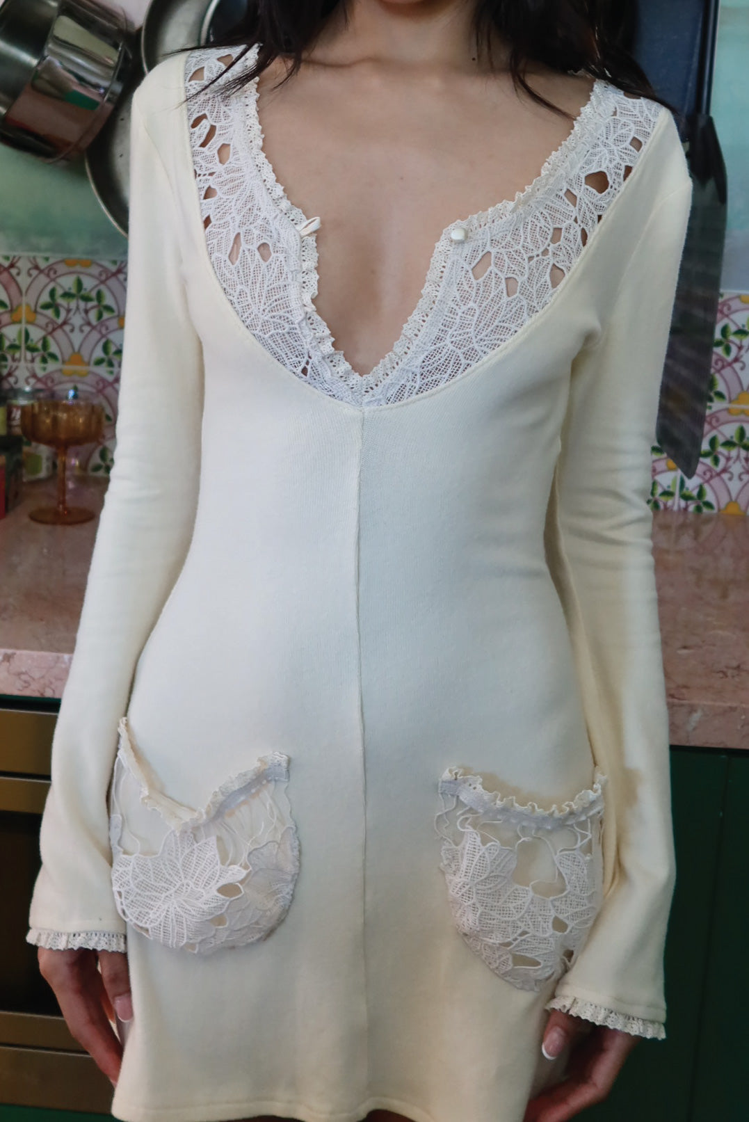EDNA DRESS - BUTTERMILK