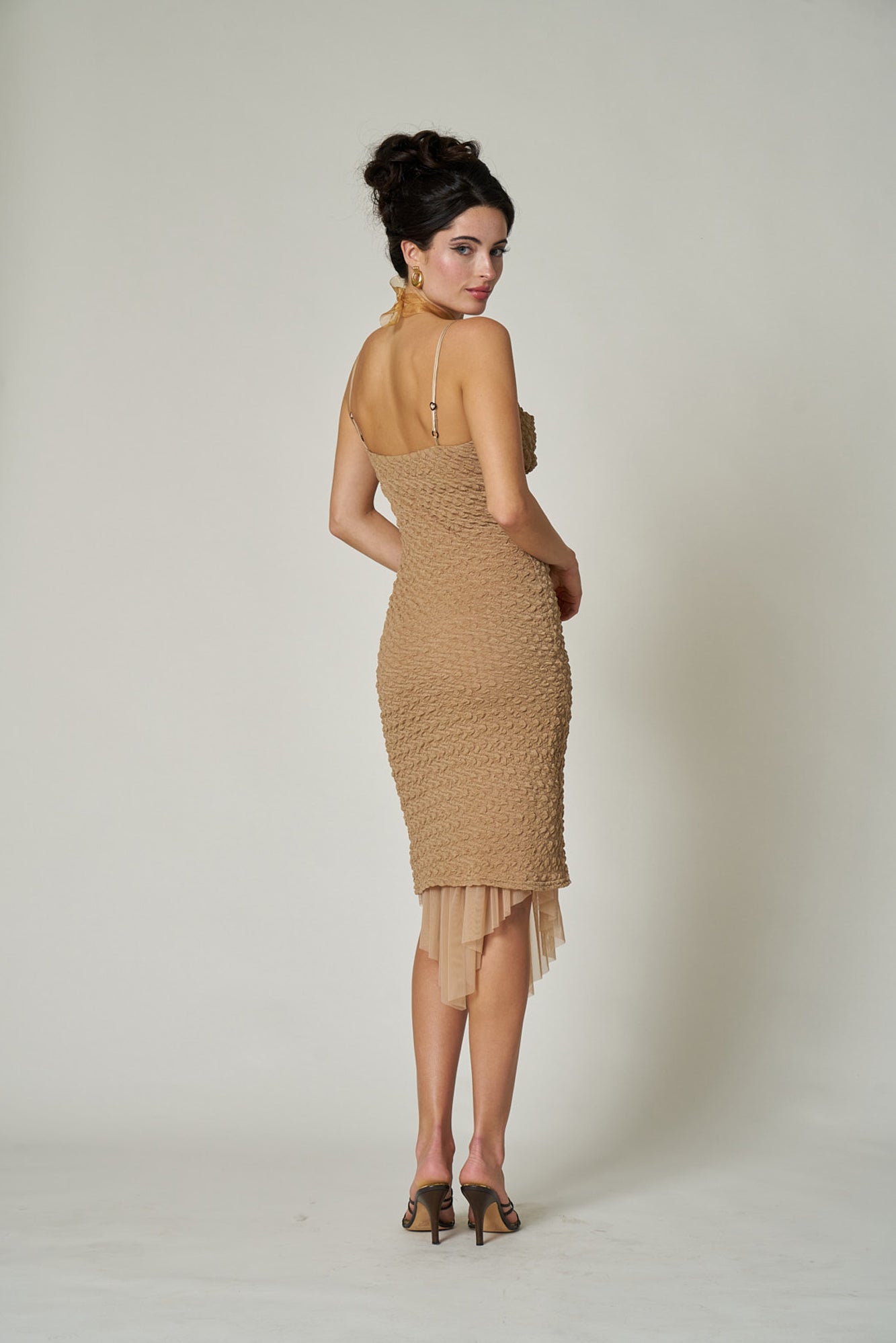 EMELINE DRESS - BROWN SUGAR