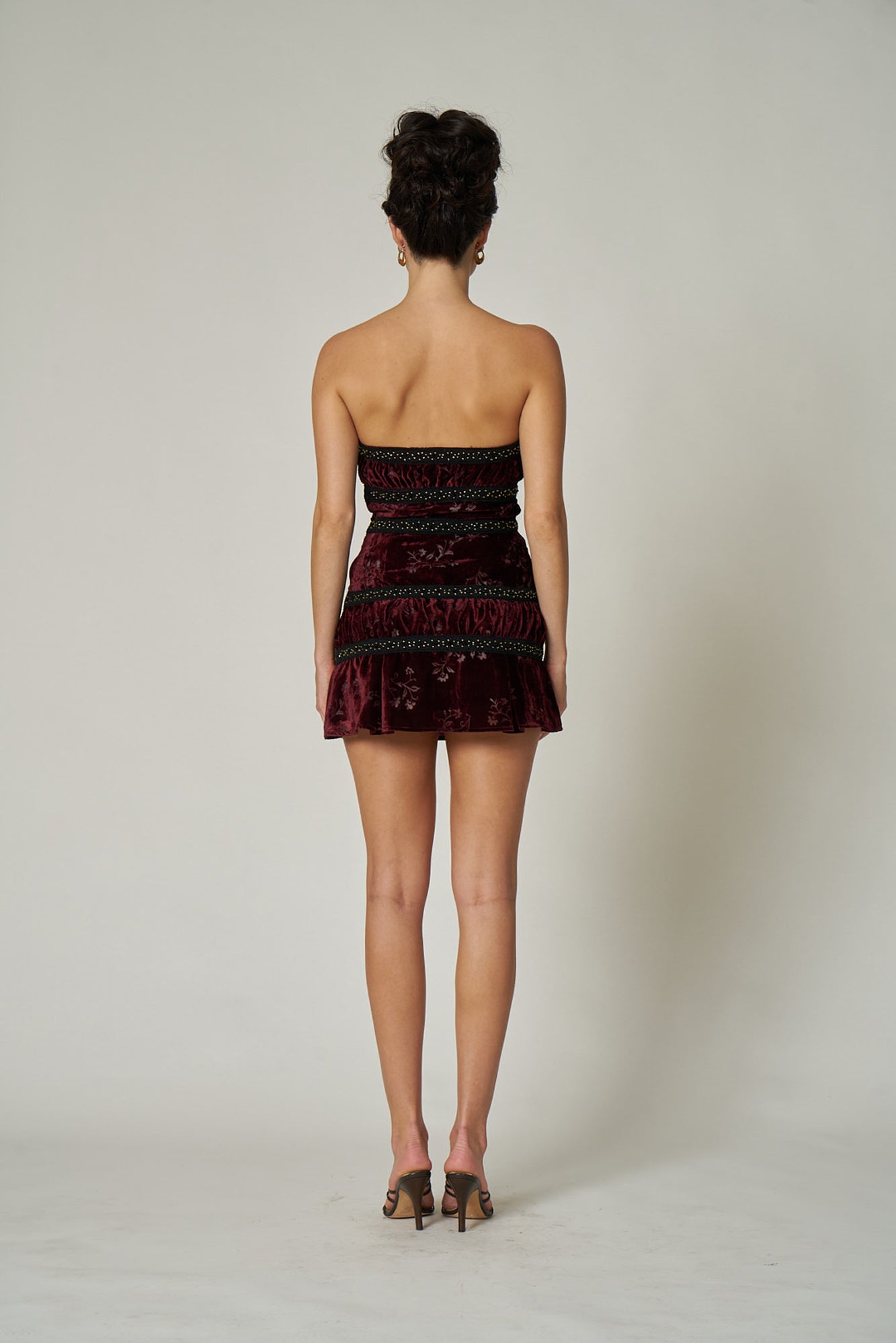 FRANCINE DRESS - BORDEAUX