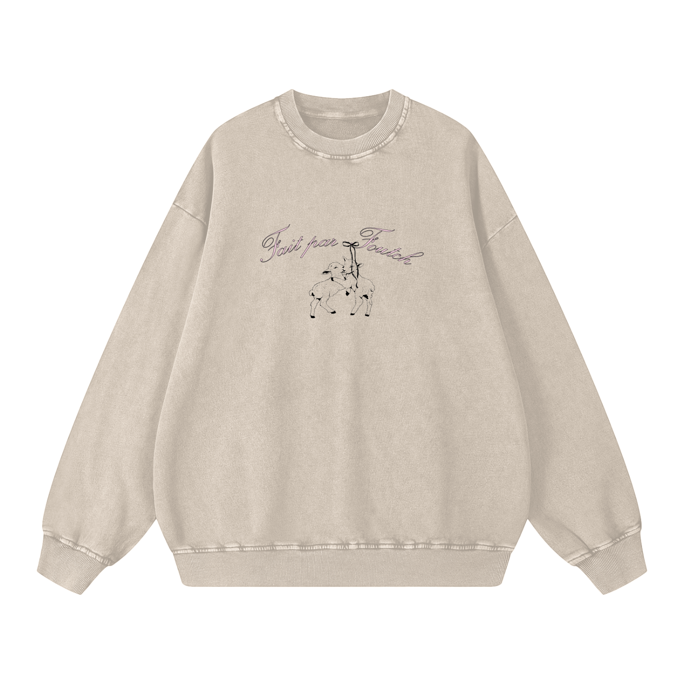 LAMB SWEATSHIRT - OATMILK