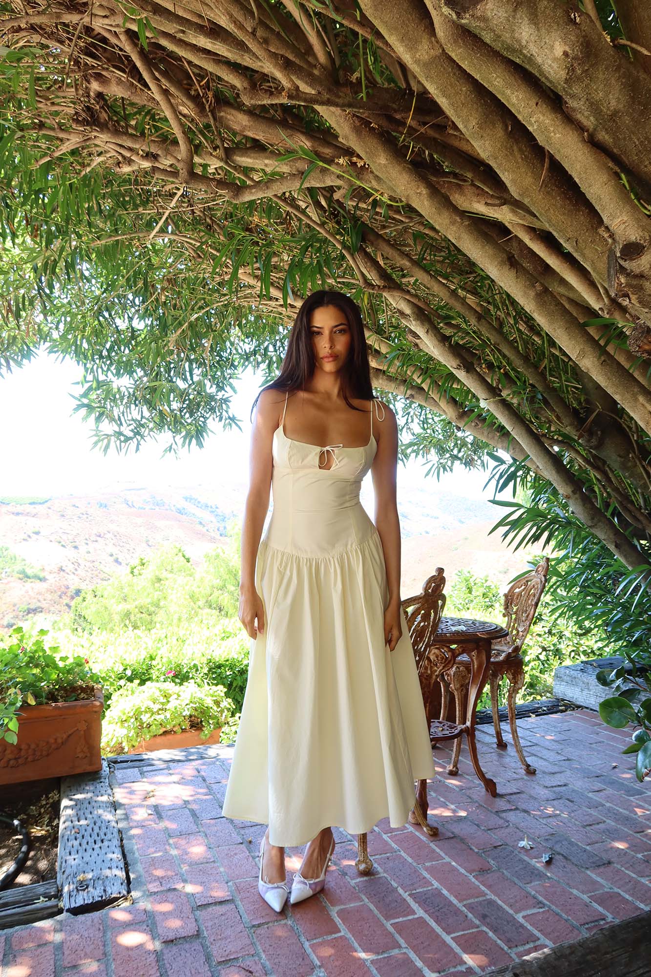 ISABELLA DRESS - IVORY