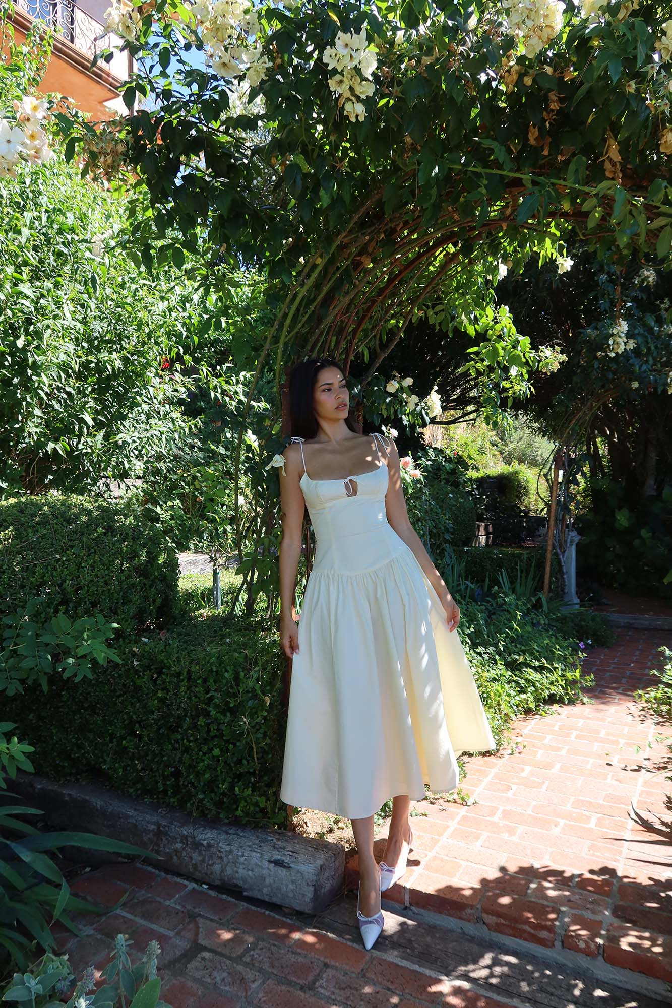 ISABELLA DRESS - IVORY