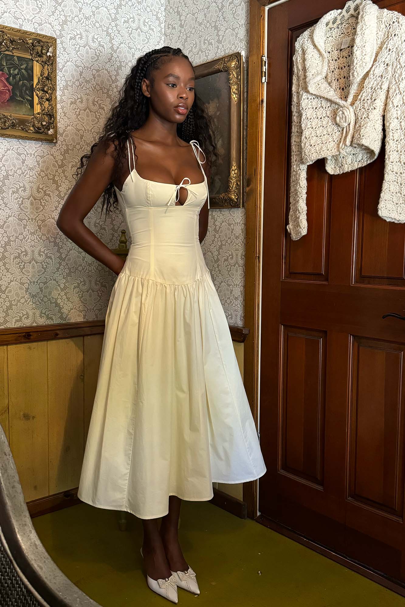 ISABELLA DRESS - IVORY