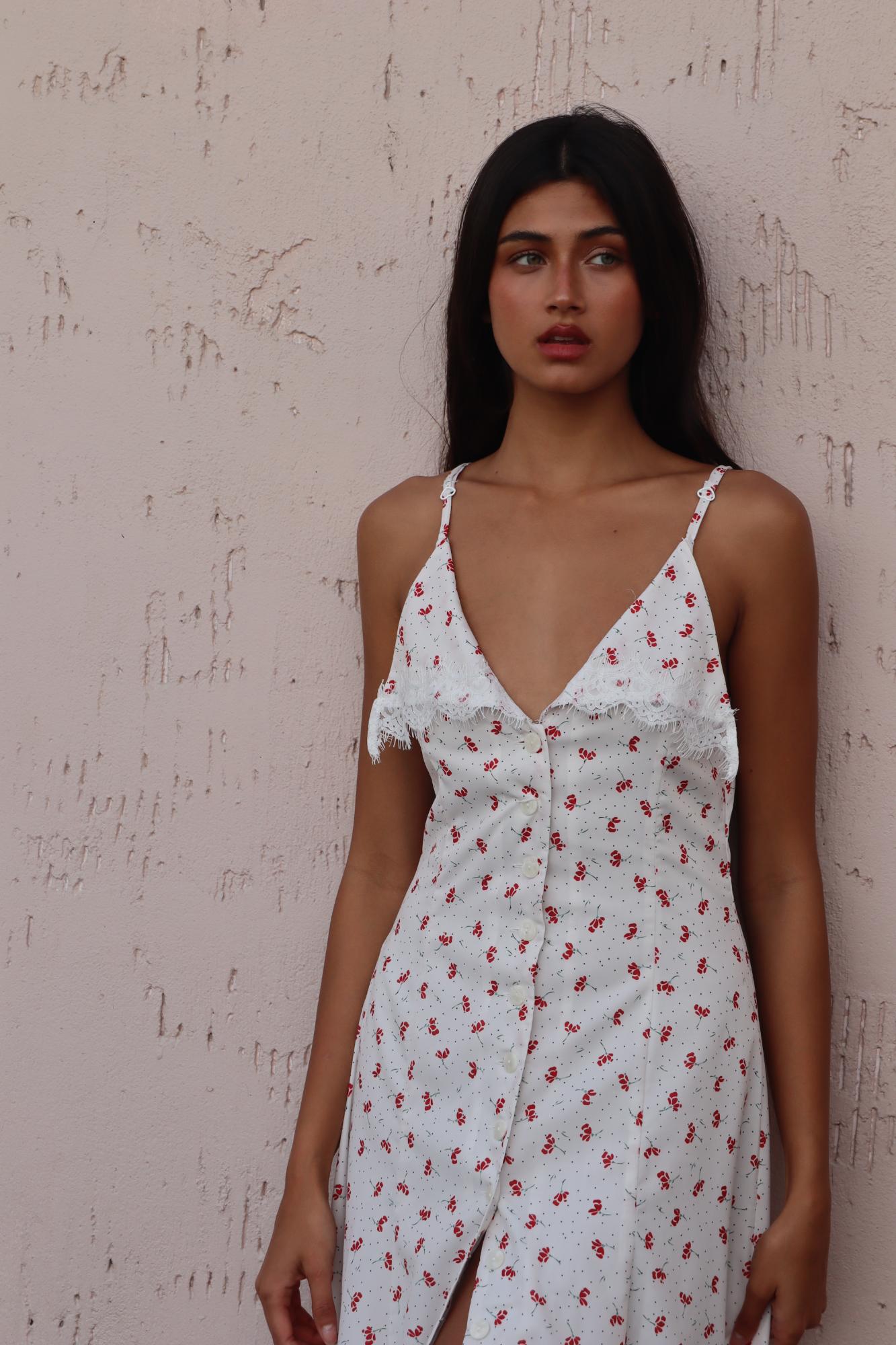 AVERY DRESS - RED POPPY