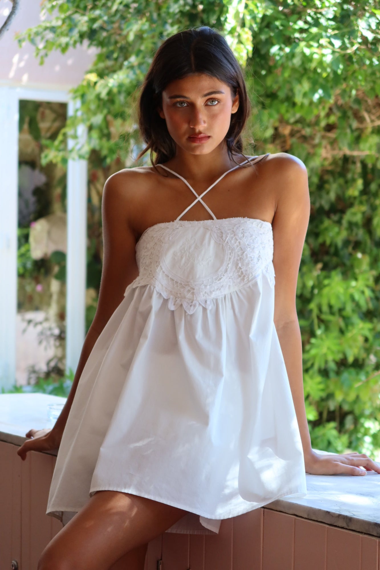 JUNIPER DRESS - WHITE EMBROIDERY