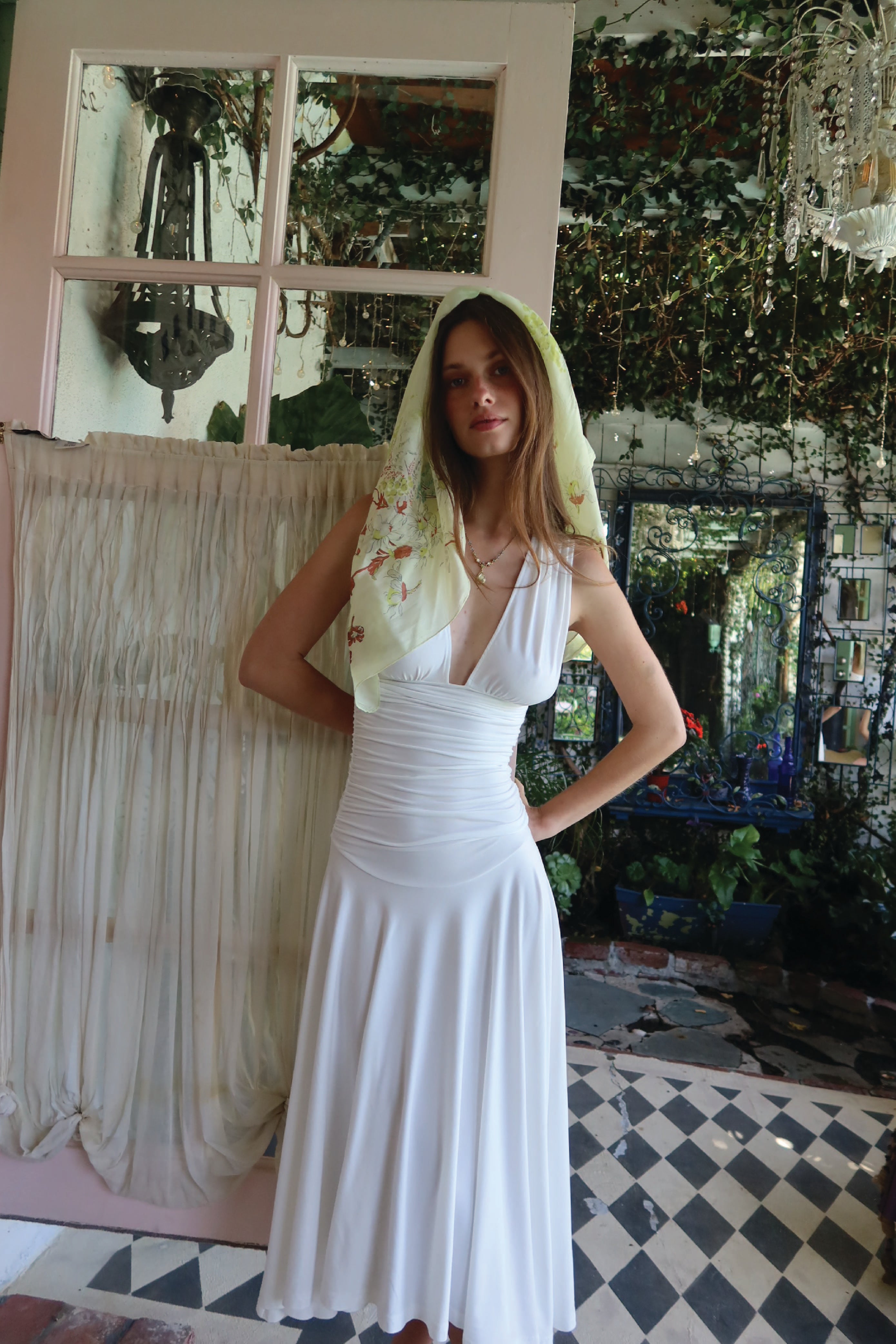 CHARLOTTE DRESS - WHITE