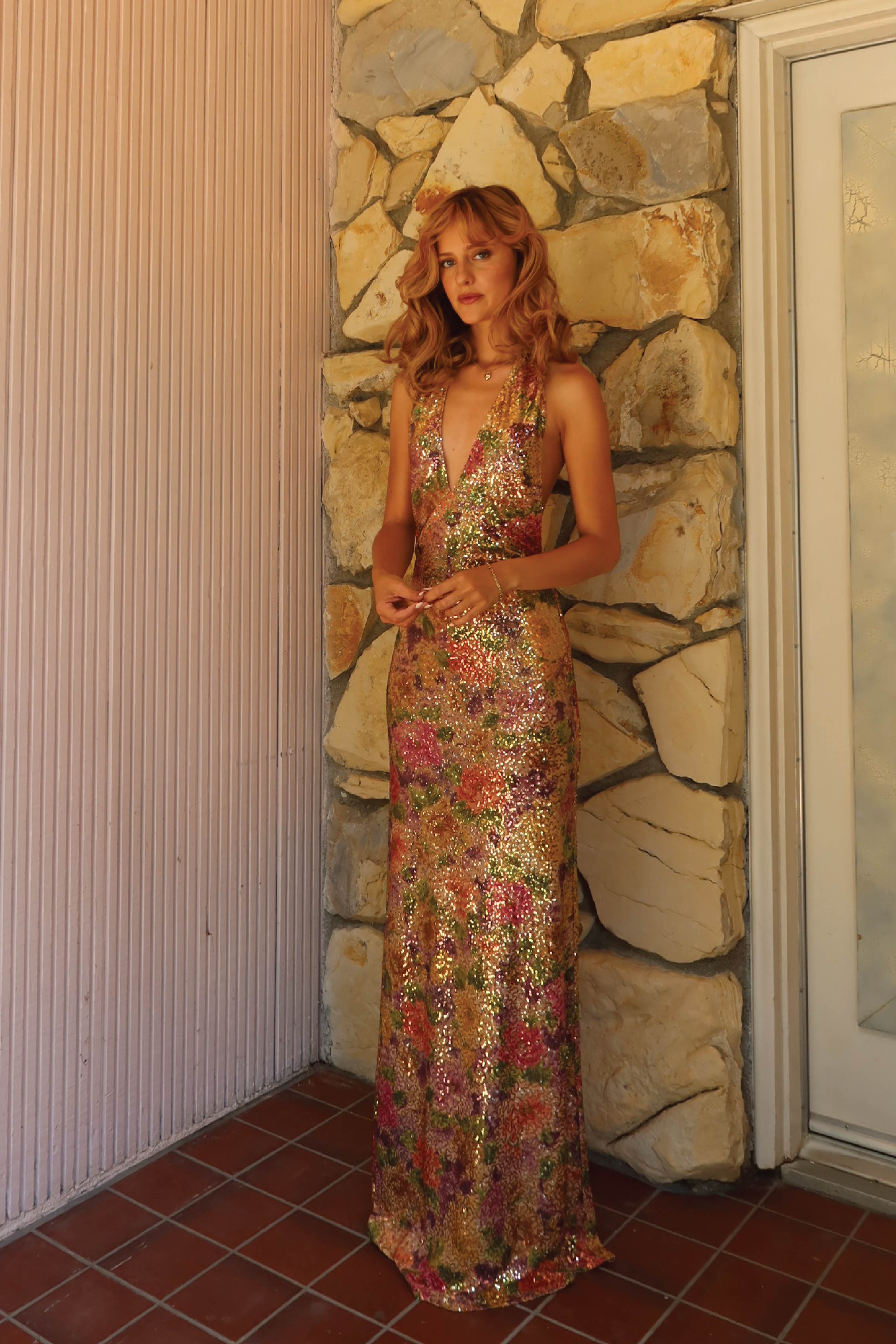 LIANA DRESS - FLEUR SEQUIN