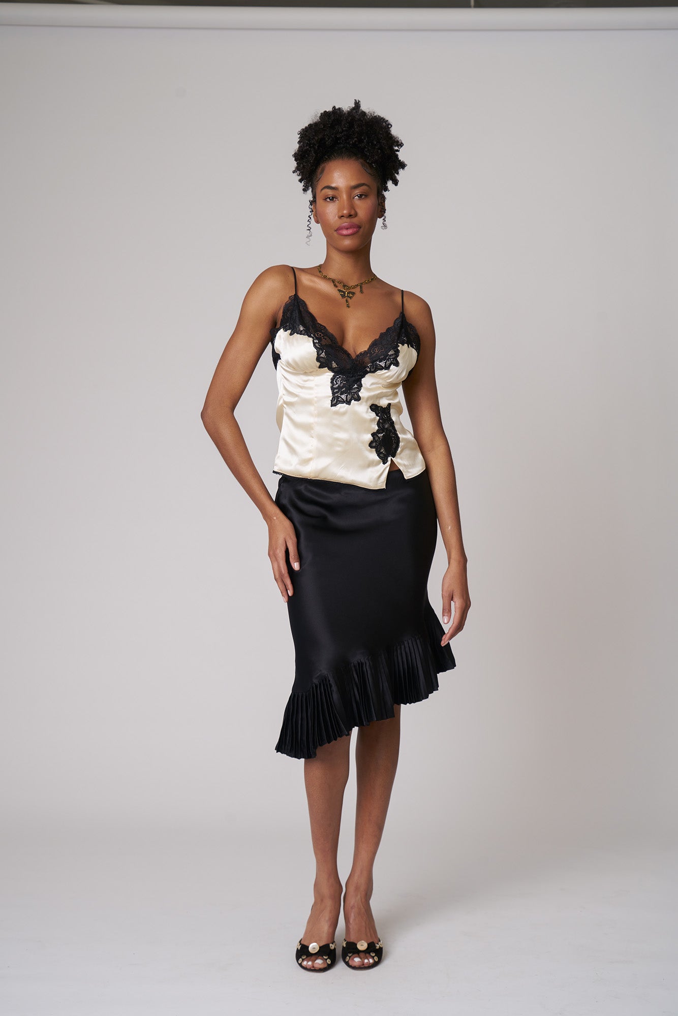 ANNABELLE SKIRT - NOIR - FAIT PAR FOUTCH