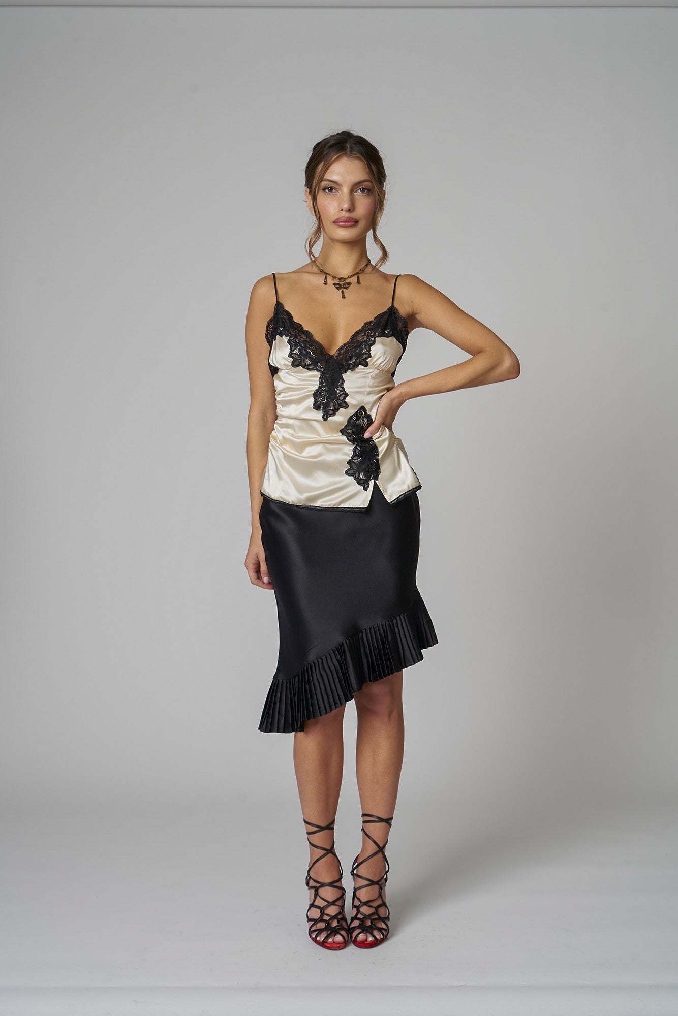 ANNABELLE SKIRT - NOIR - FAIT PAR FOUTCH