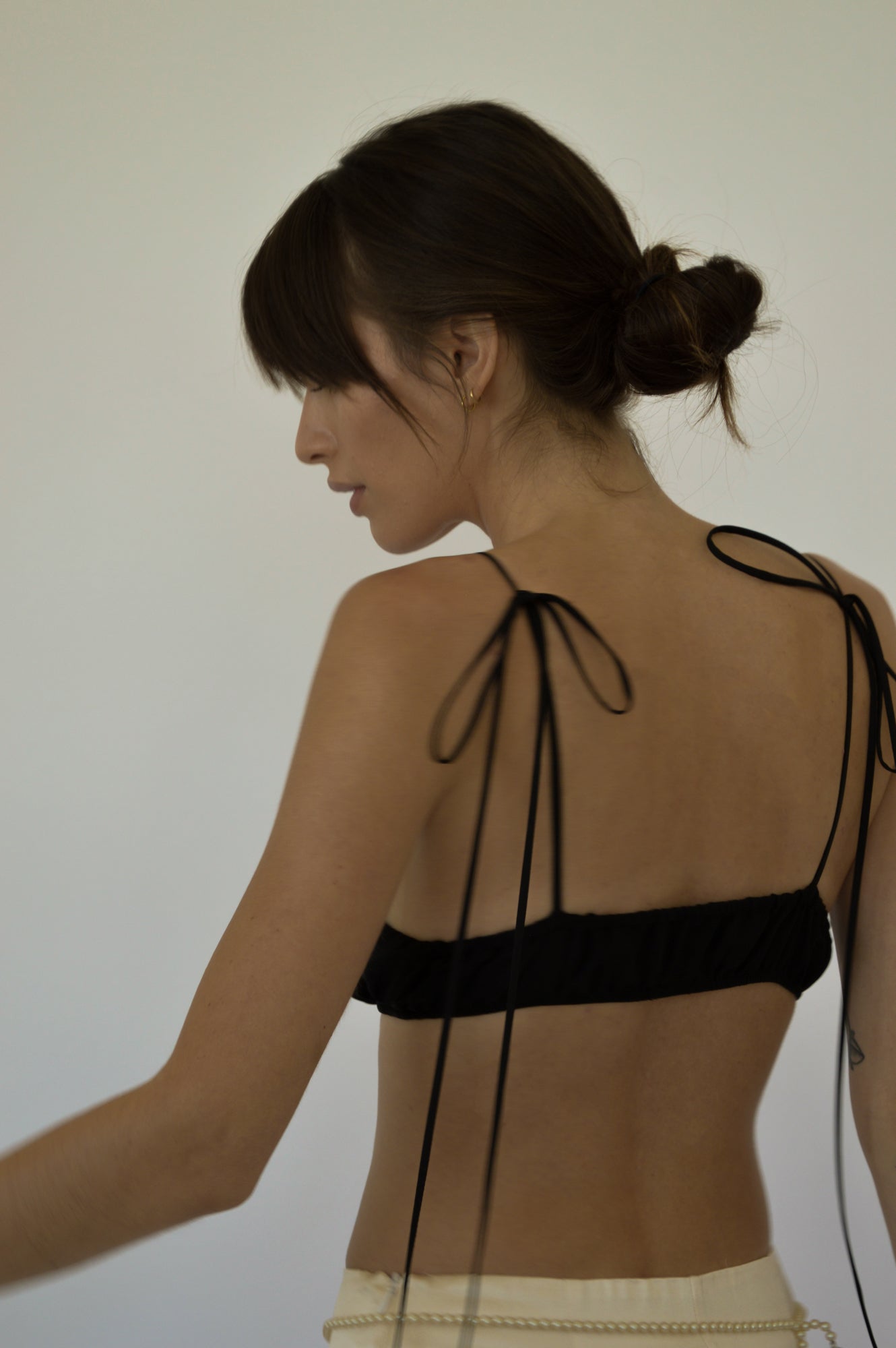 CHARLOTTE BRA TOP - BLACK - FAIT PAR FOUTCH