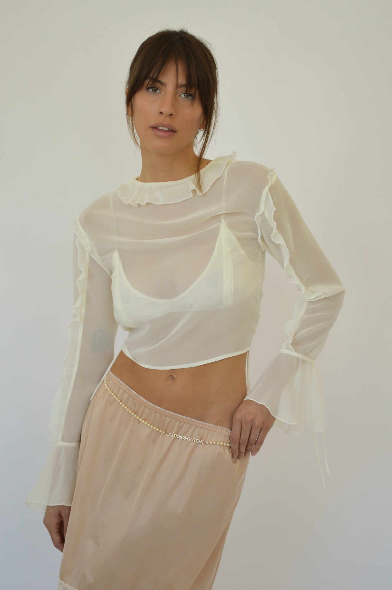 CHARLOTTE BRA TOP - IVORY - FAIT PAR FOUTCH