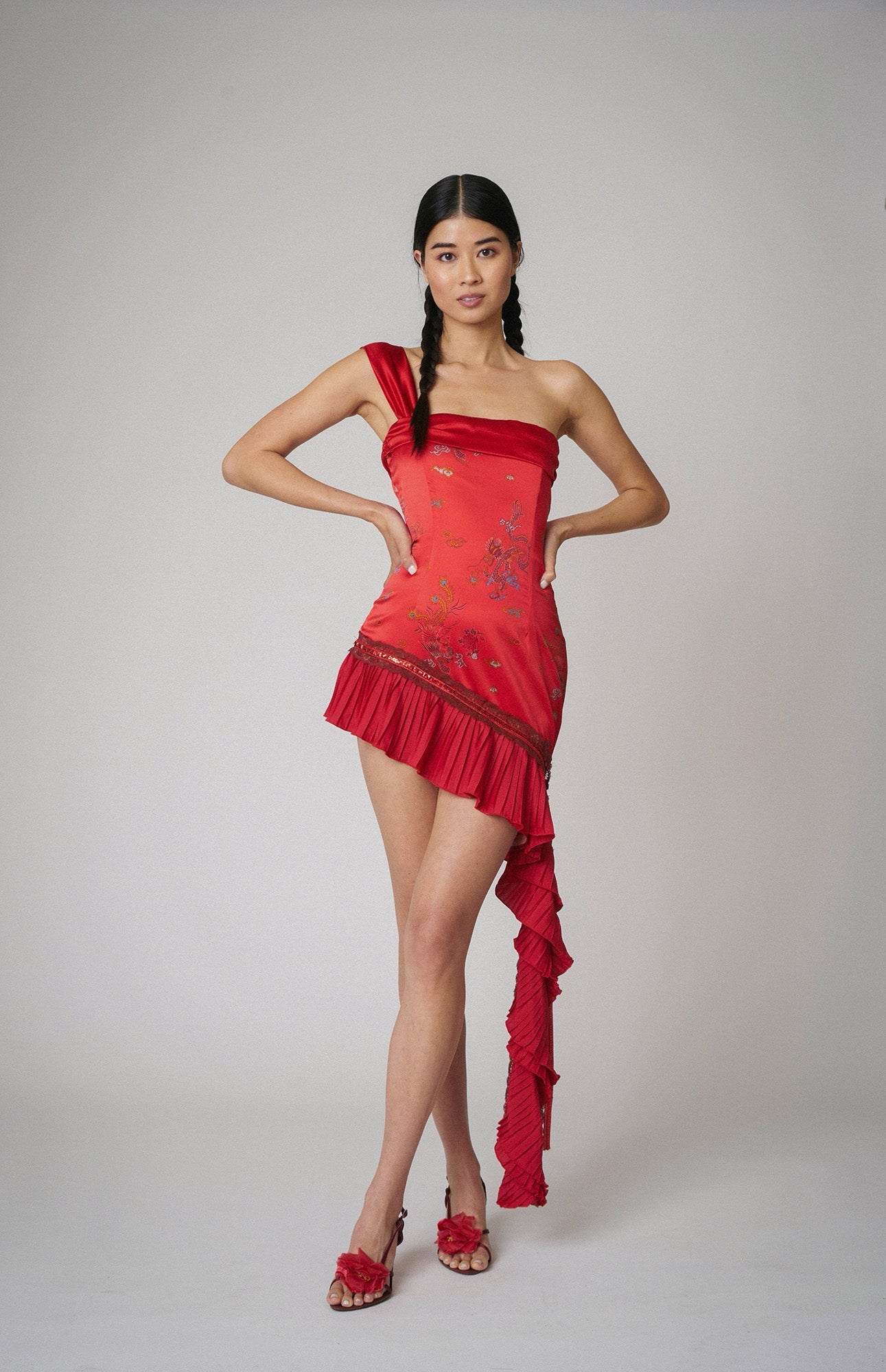 ELOISE DRESS - RUBY - FAIT PAR FOUTCH