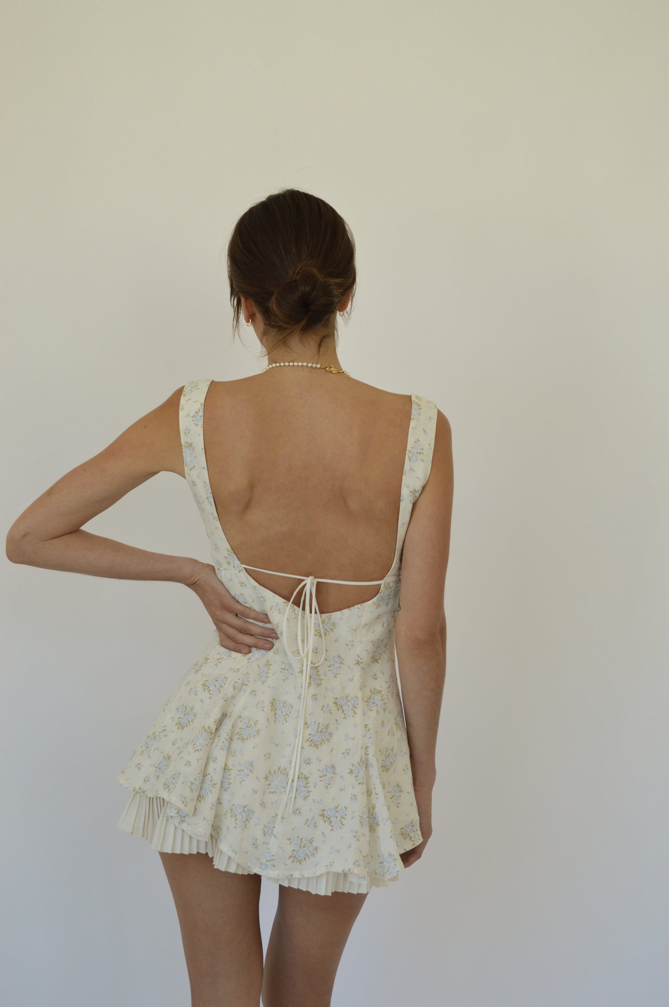 FRANCESCA MINI DRESS - VINTAGE IRIS - FAIT PAR FOUTCH