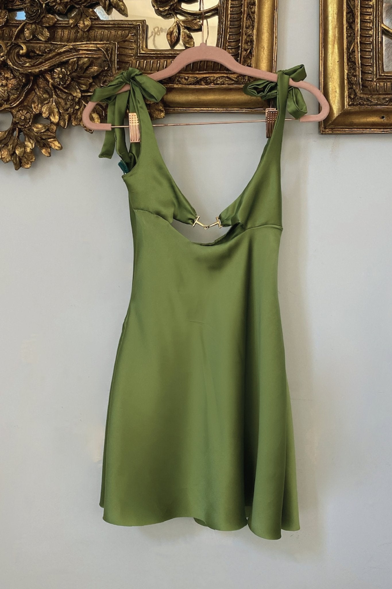 GISELLE DRESS - GREEN - FAIT PAR FOUTCH