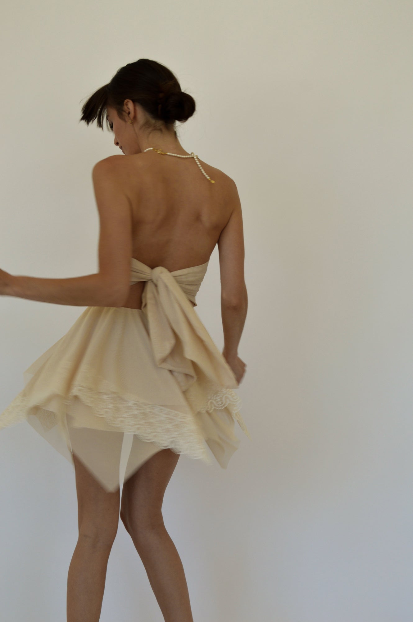 PENELOPE DRESS - NUDE - FAIT PAR FOUTCH