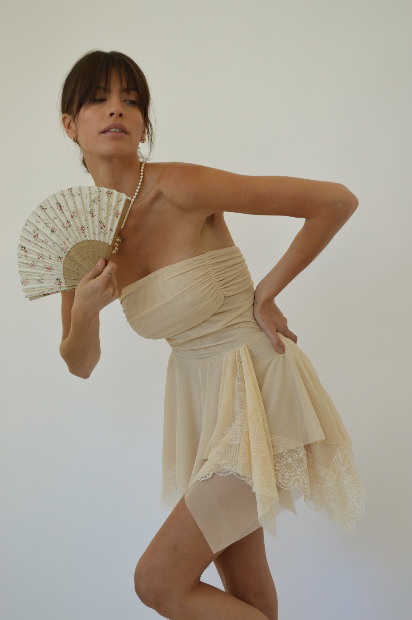 PENELOPE DRESS - NUDE - FAIT PAR FOUTCH