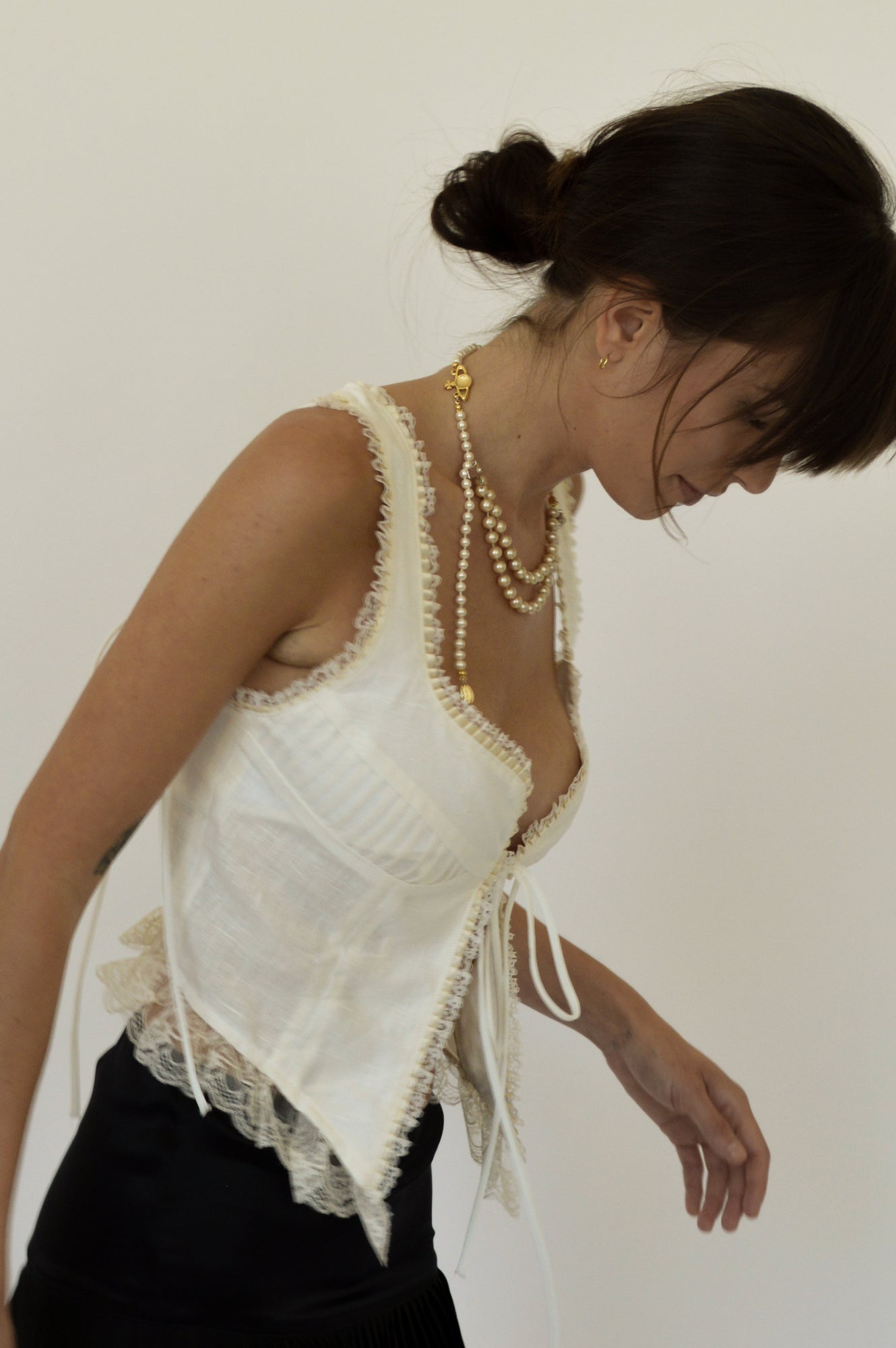RENEE TOP - IVORY - FAIT PAR FOUTCH