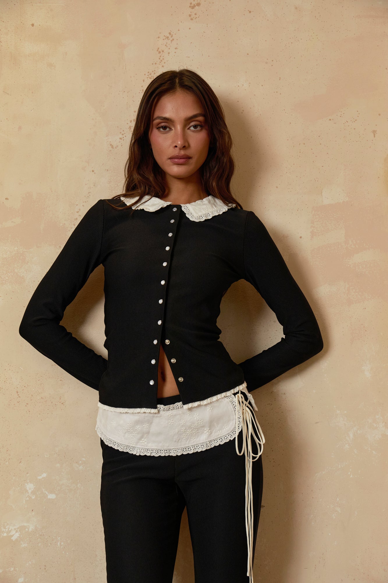 EDITH CARDIGAN - NOIR