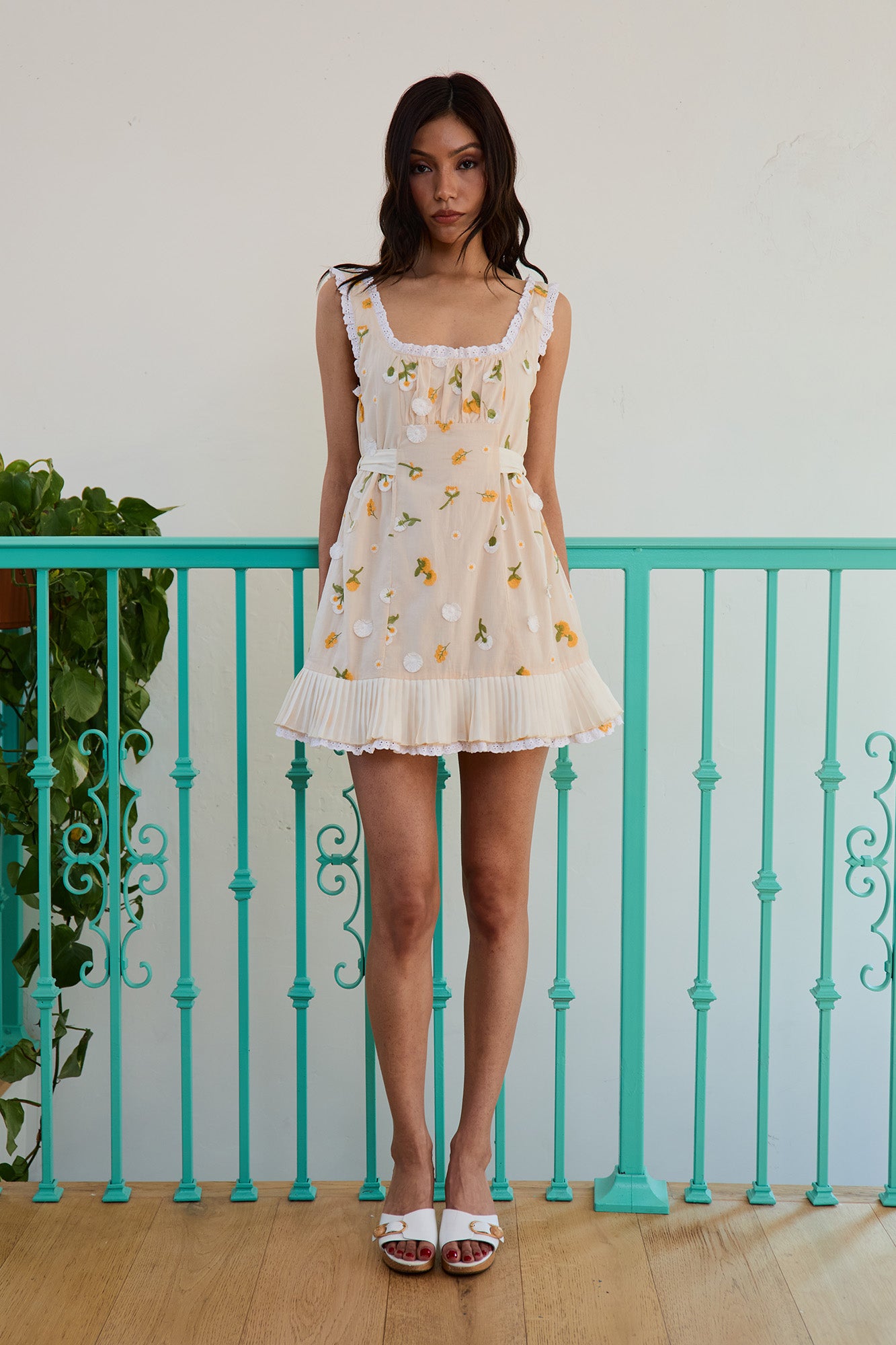 JASMINE DRESS - YELLOW FLEUR