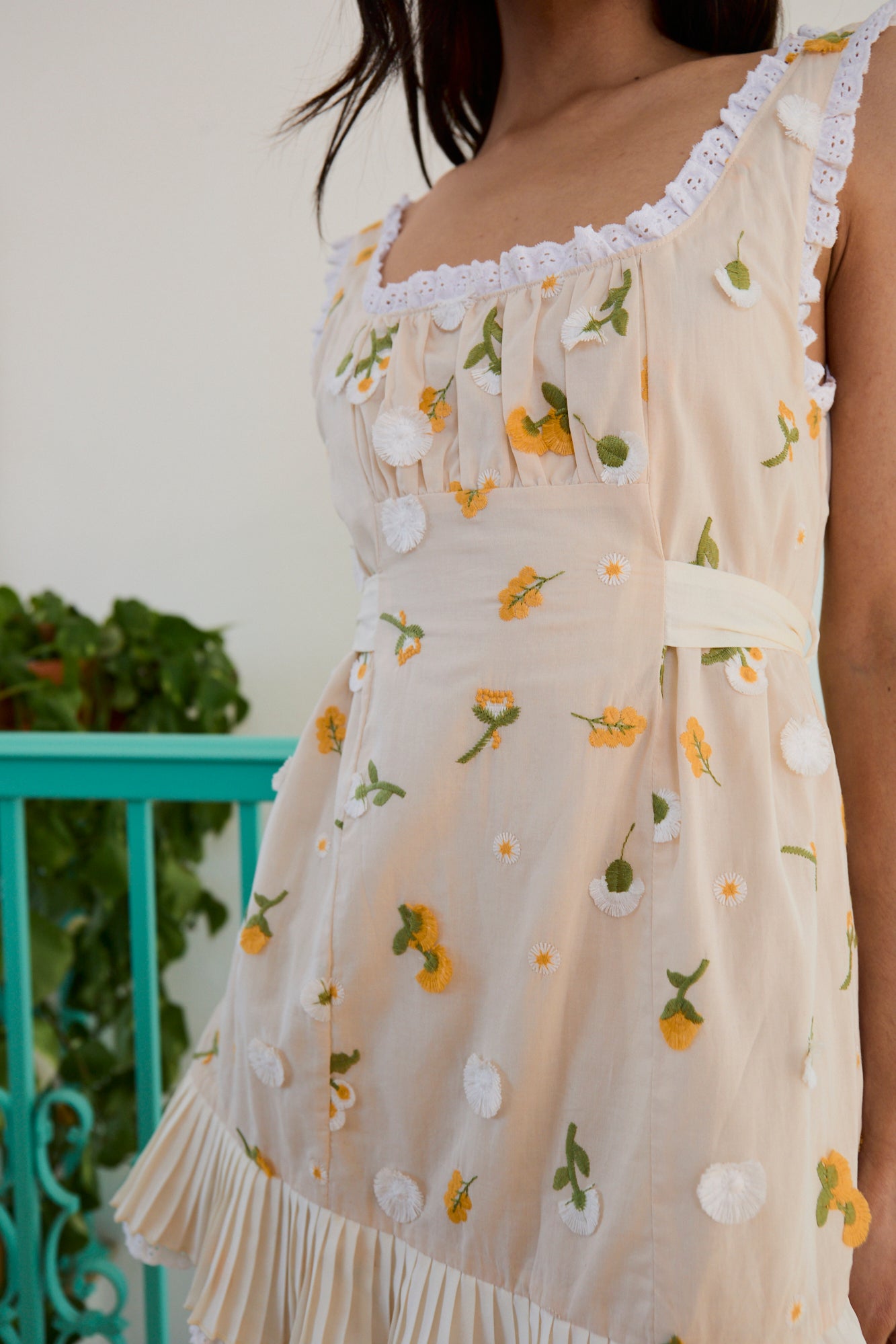 JASMINE DRESS - YELLOW FLEUR