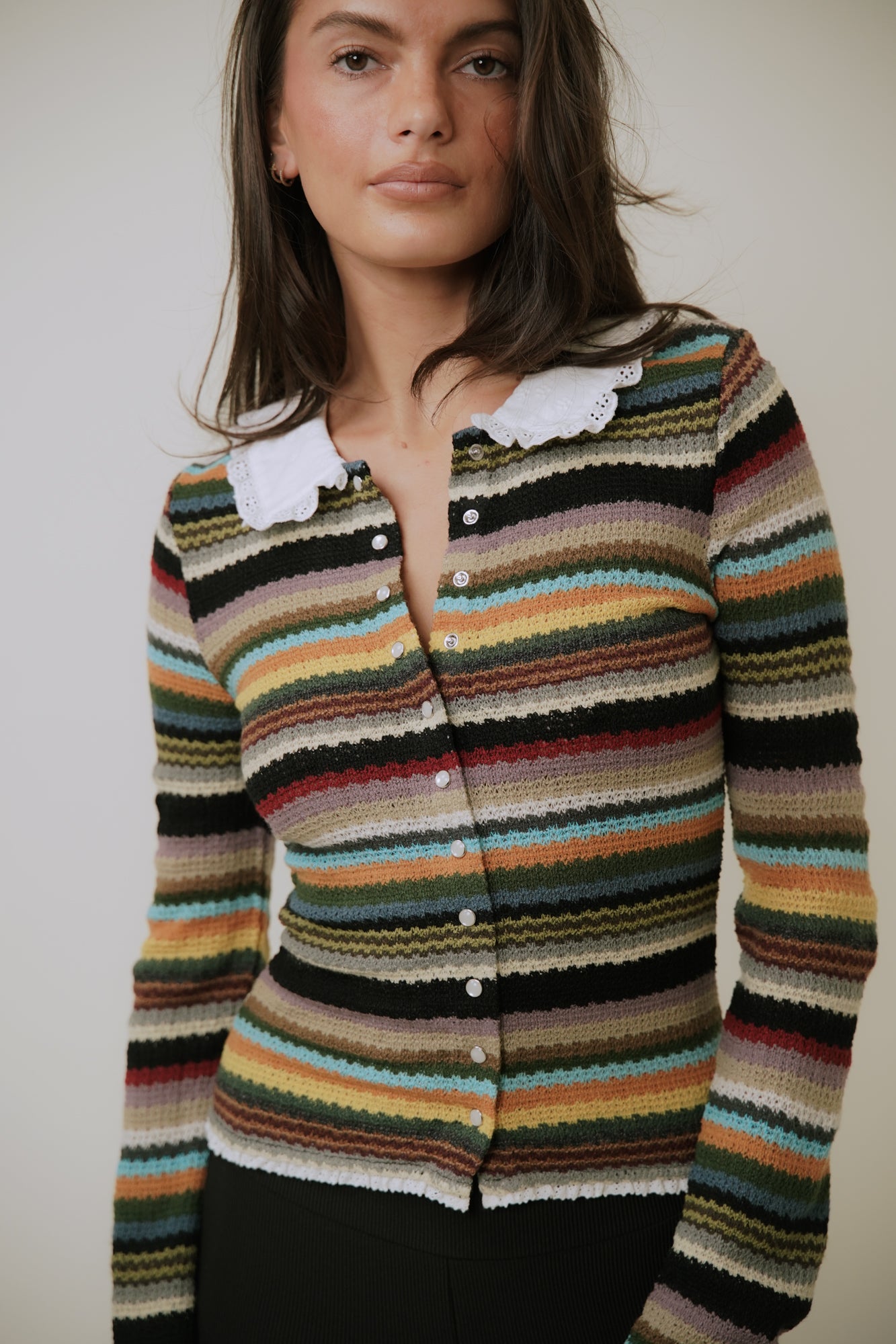 EDITH CARDIGAN - RIO STRIPE