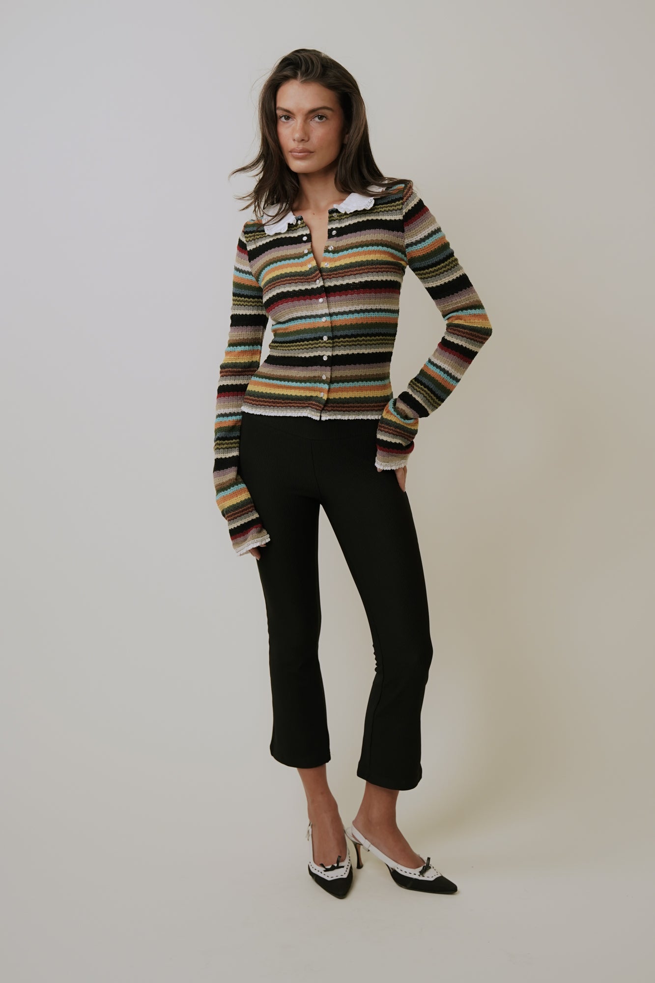 EDITH CARDIGAN - RIO STRIPE