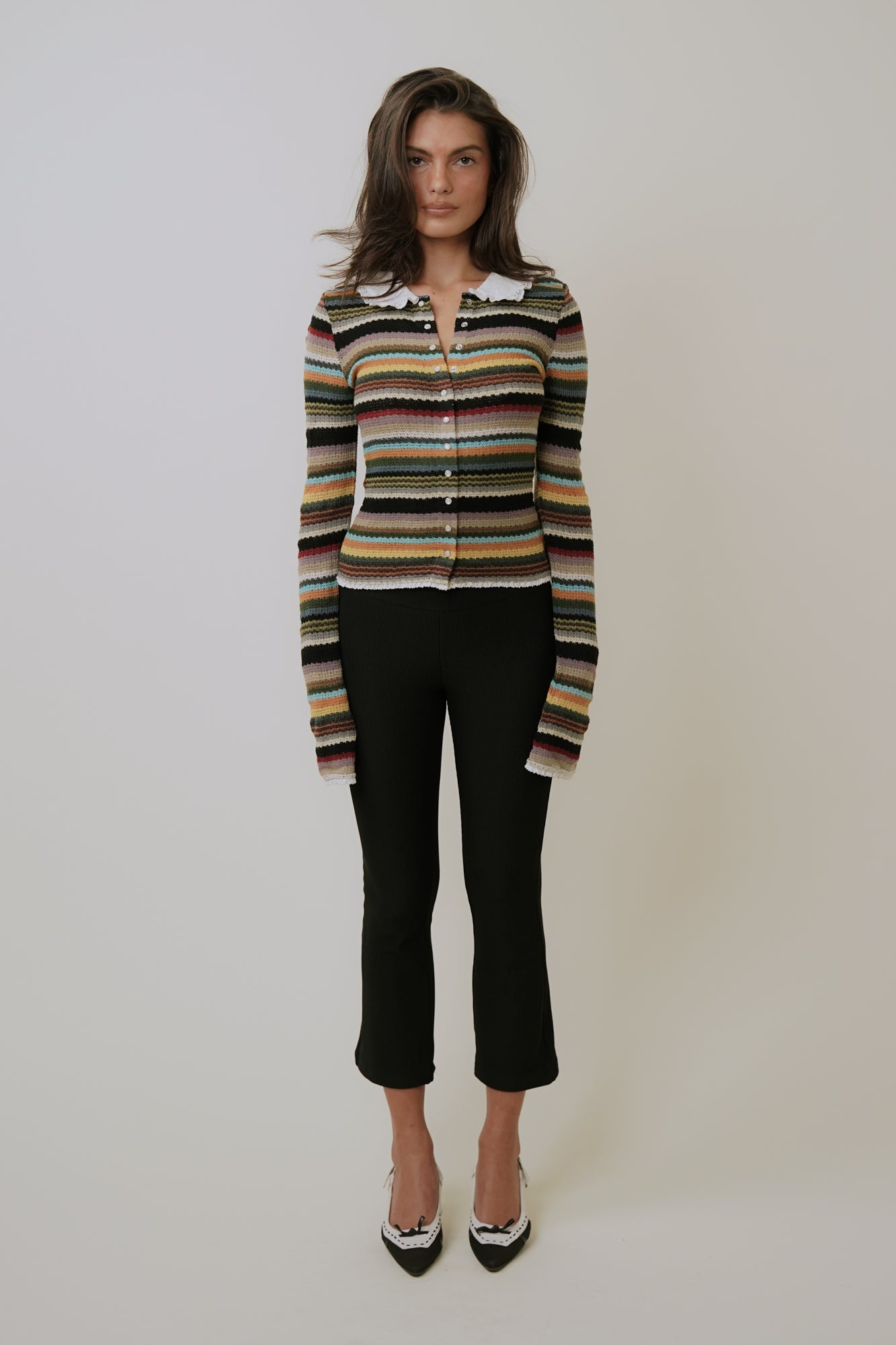 EDITH CARDIGAN - RIO STRIPE