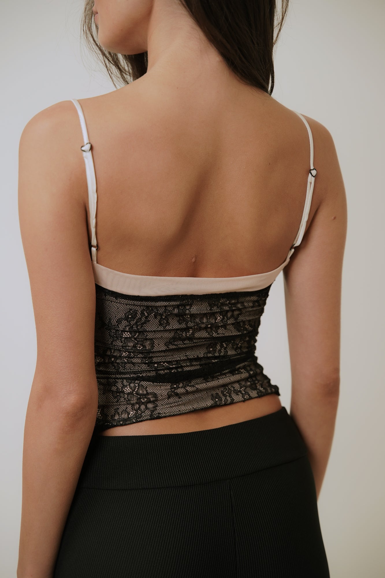 SILVI CAMI - EBONY LACE