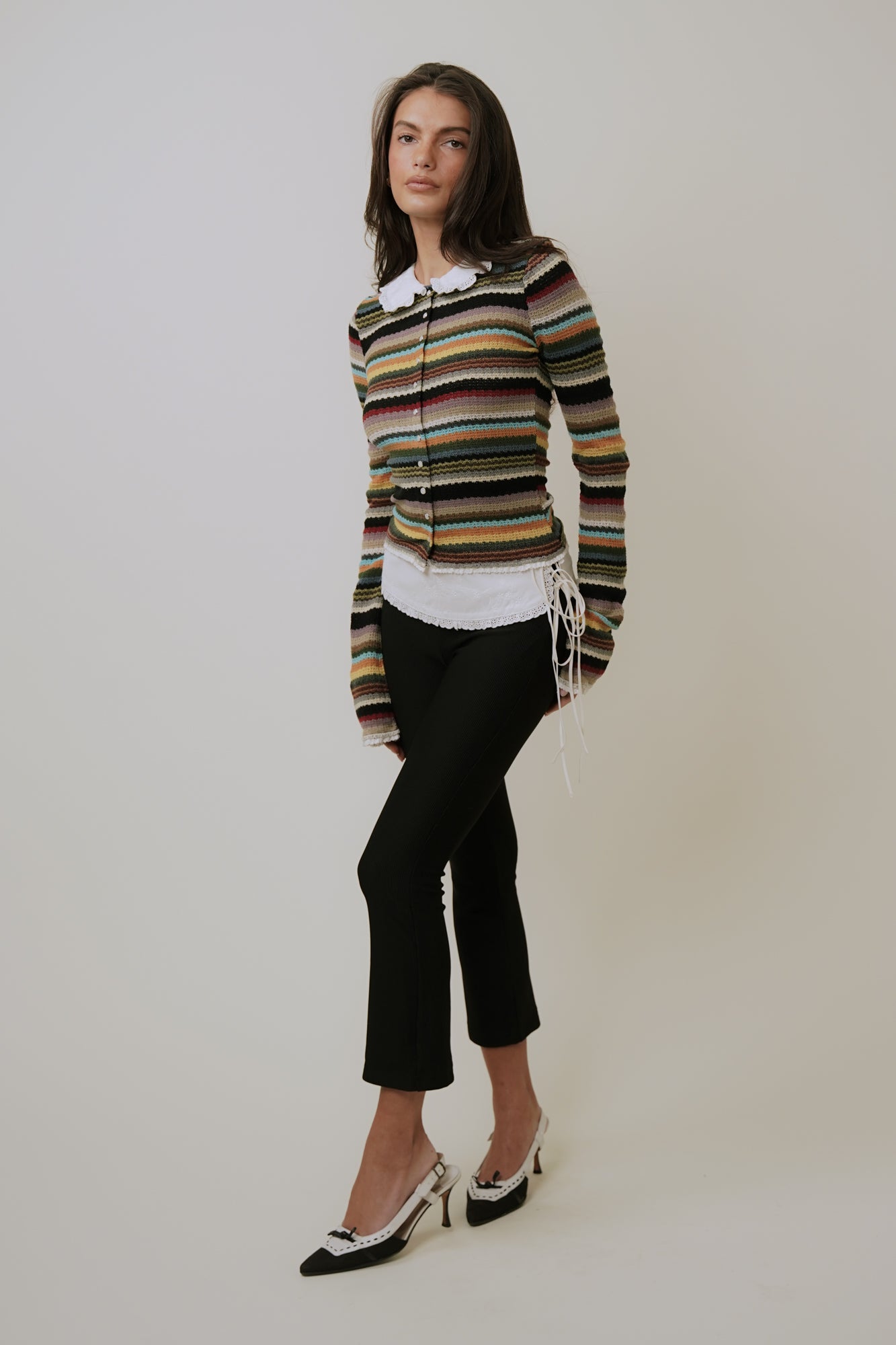 EDITH CARDIGAN - RIO STRIPE