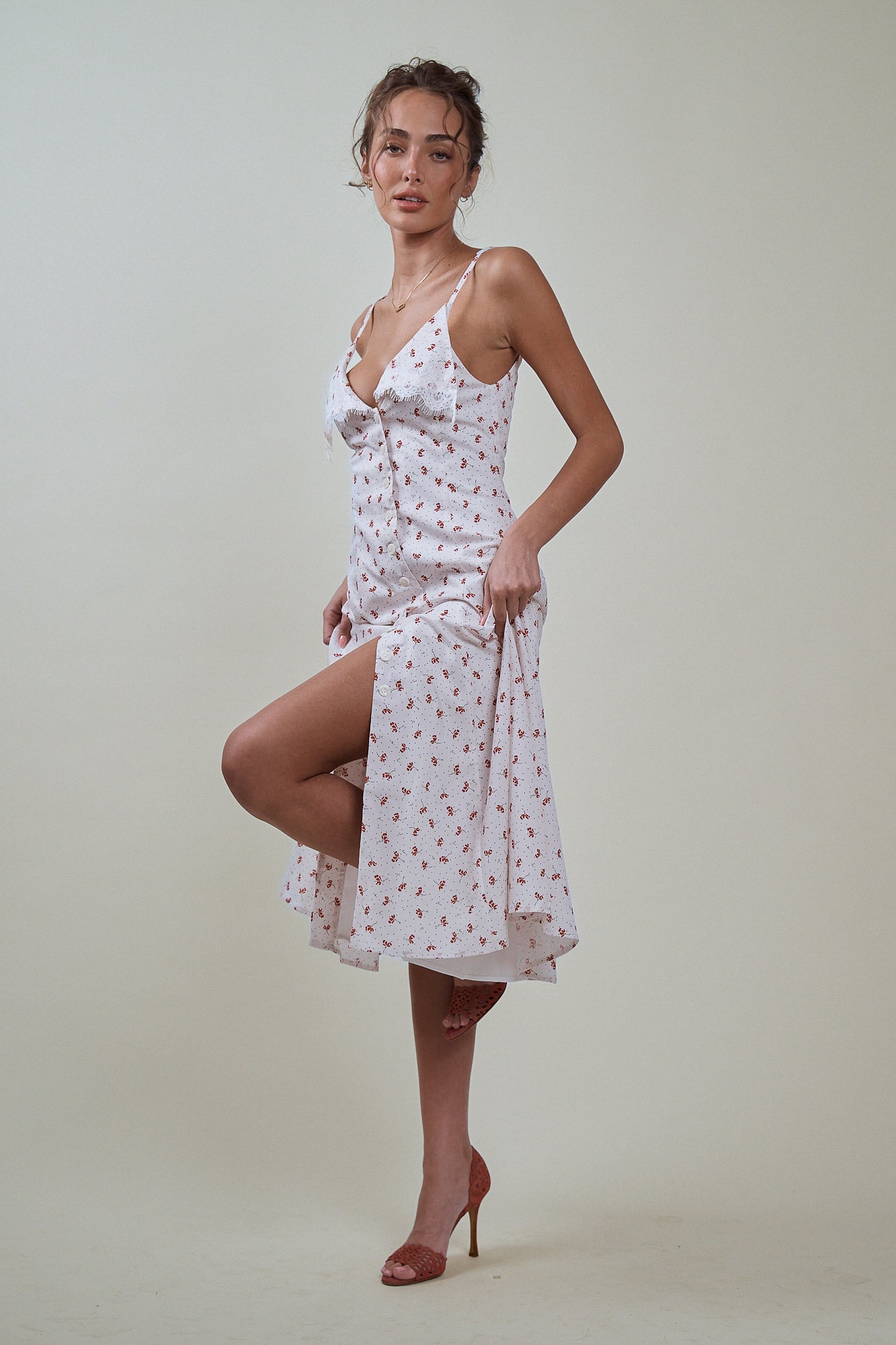 AVERY DRESS - RED POPPY