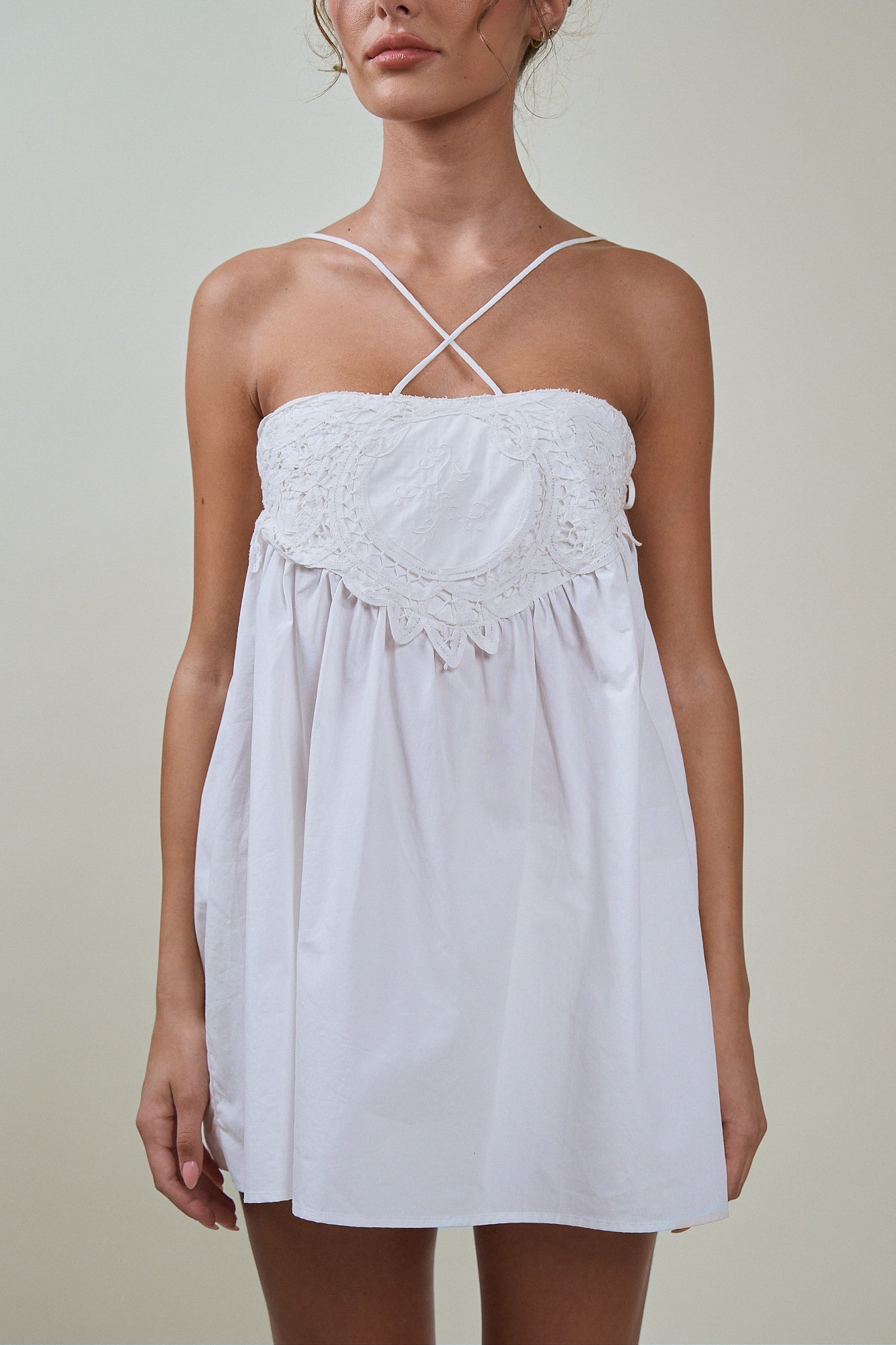 JUNIPER DRESS - WHITE EMBROIDERY
