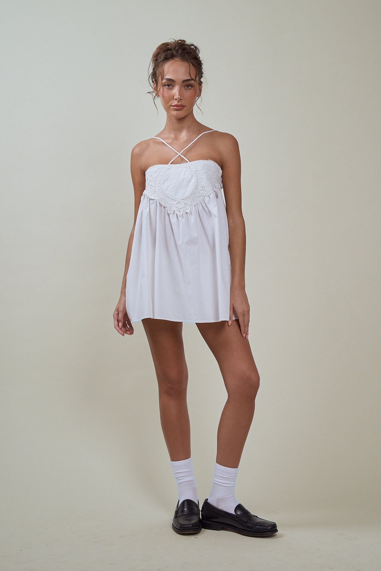 JUNIPER DRESS - WHITE EMBROIDERY