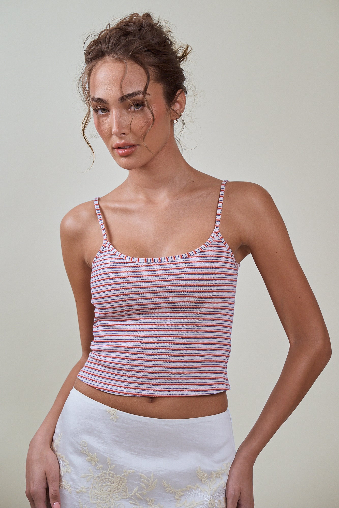 KARINA TANK - CANDY STRIPE