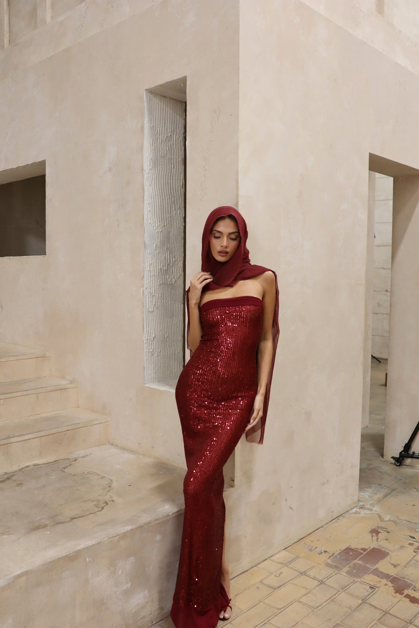 ELIZABETH DRESS - RUBY