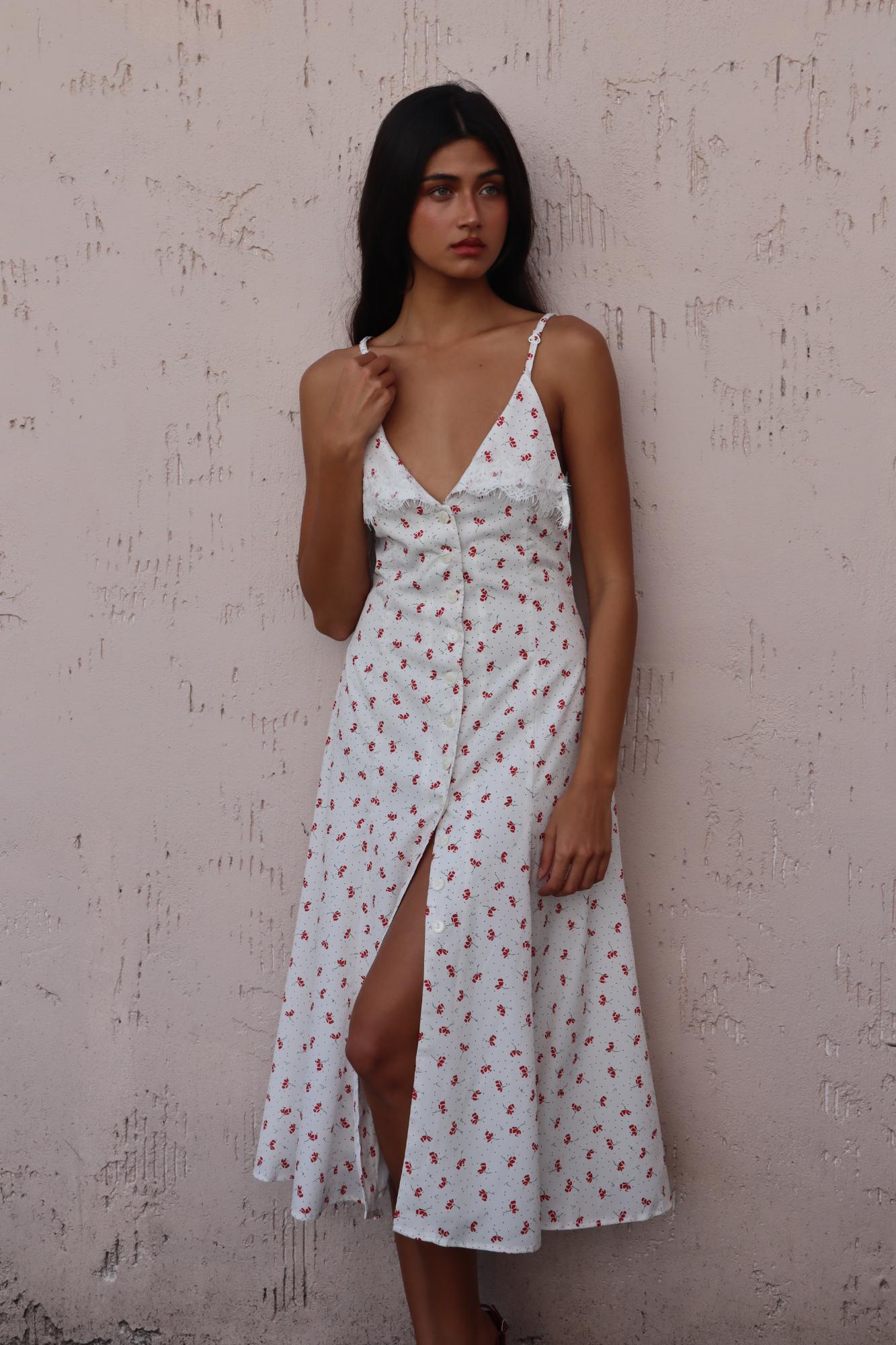 AVERY DRESS - RED POPPY