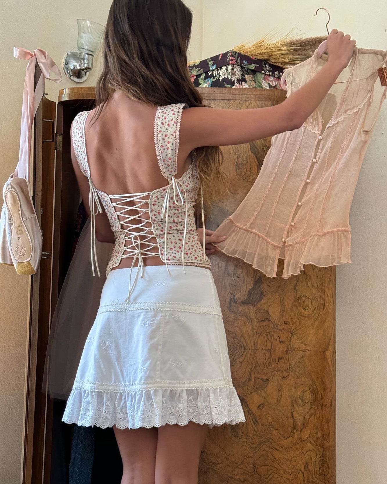 GENEVIEVE SKIRT - WHITE EYELET – Fait Par Foutch