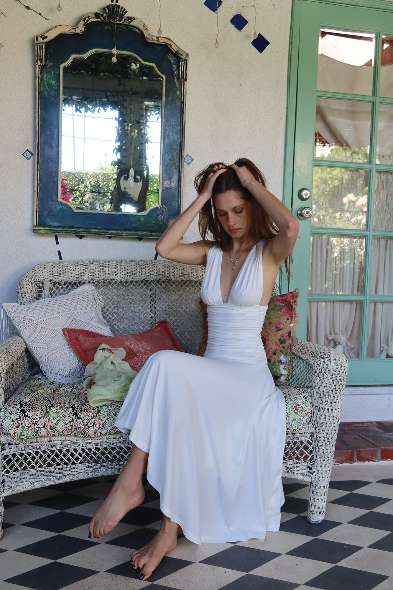 CHARLOTTE DRESS - WHITE