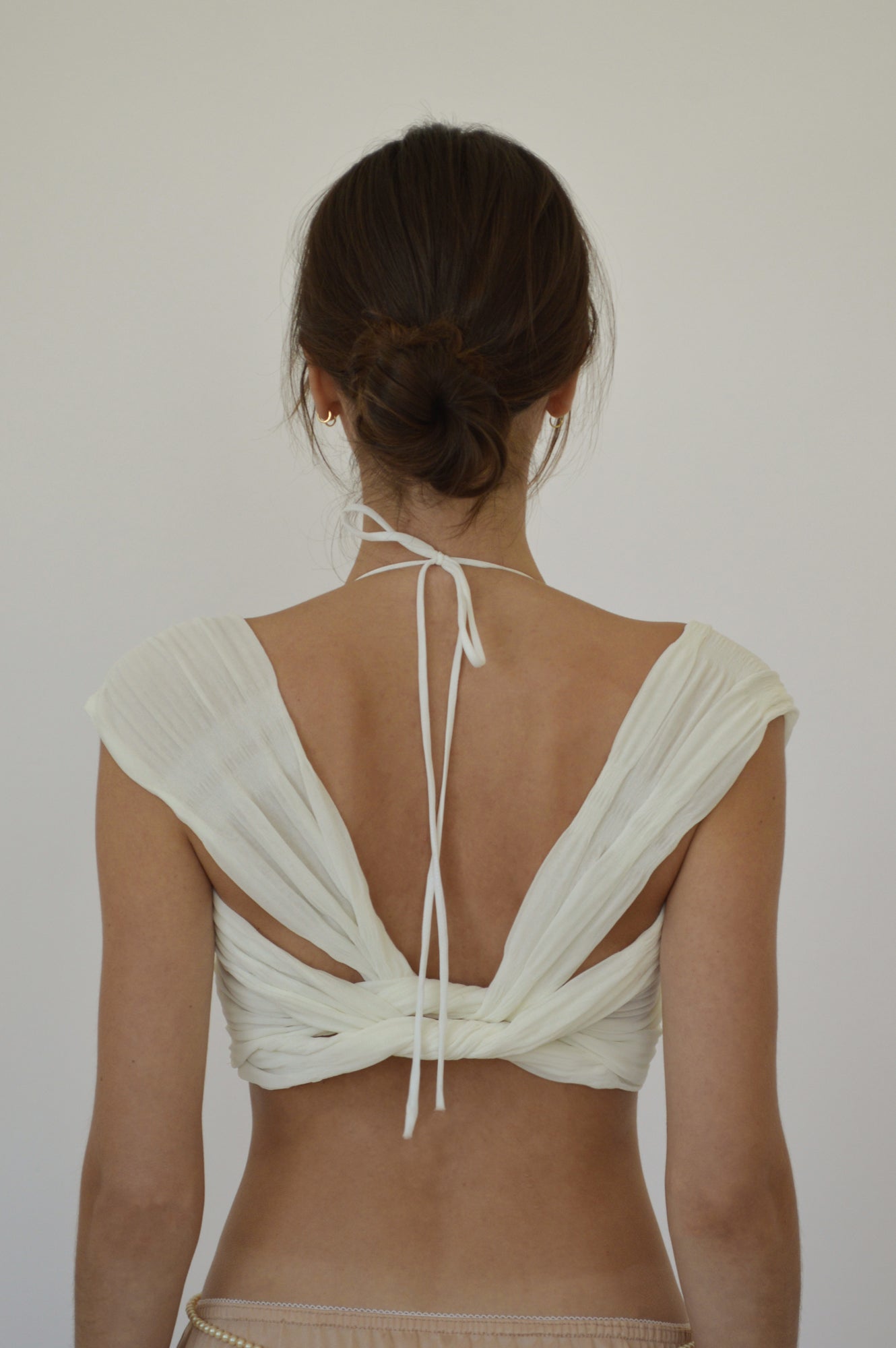 ANTOINETTE BRA TOP - IVORY - FAIT PAR FOUTCH