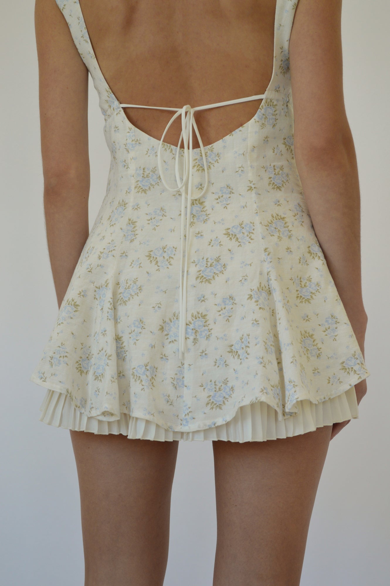 FRANCESCA MINI DRESS - VINTAGE IRIS - FAIT PAR FOUTCH