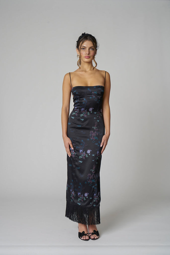JOSEPHINE DRESS - NOIR - FAIT PAR FOUTCH