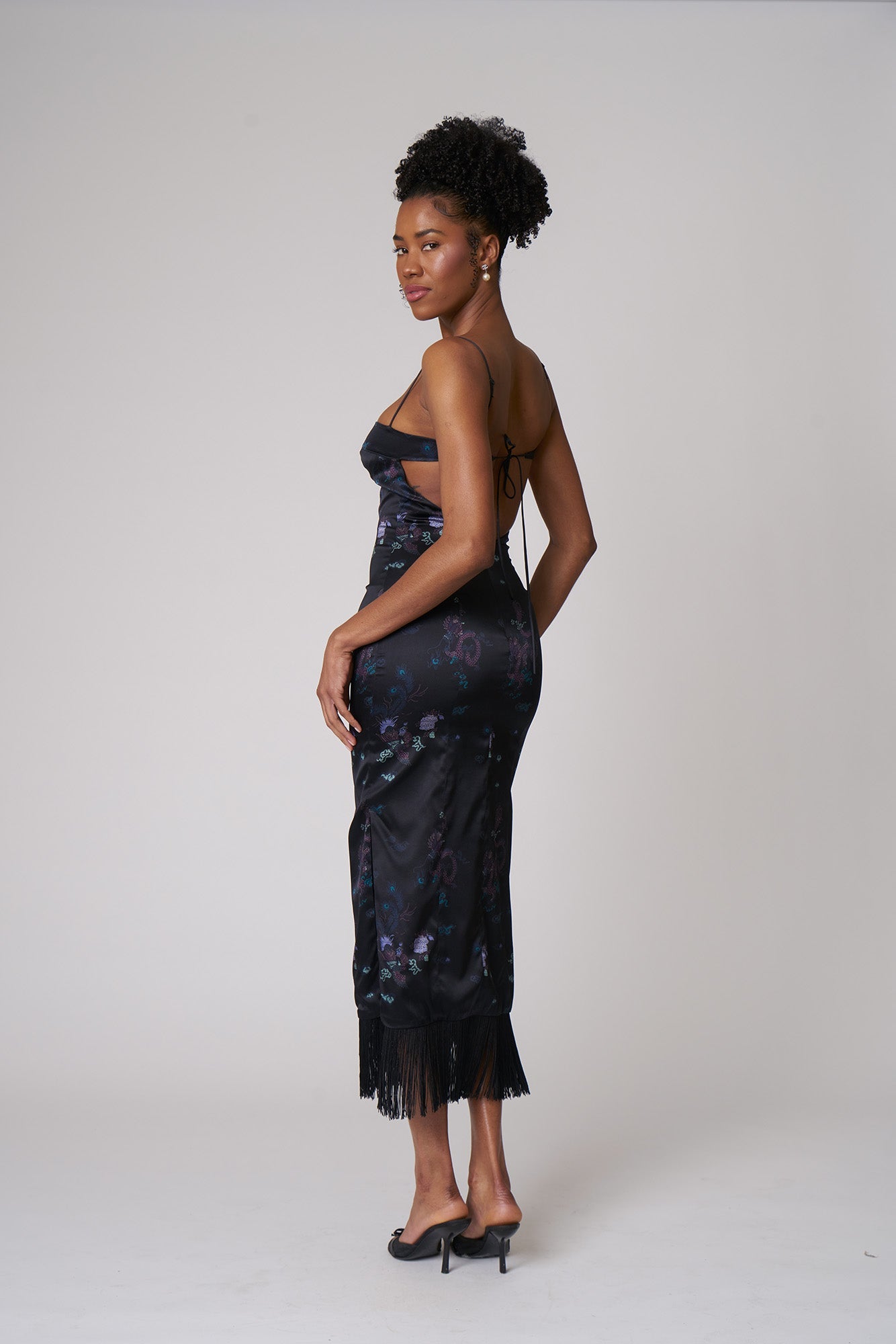 JOSEPHINE DRESS - NOIR - FAIT PAR FOUTCH