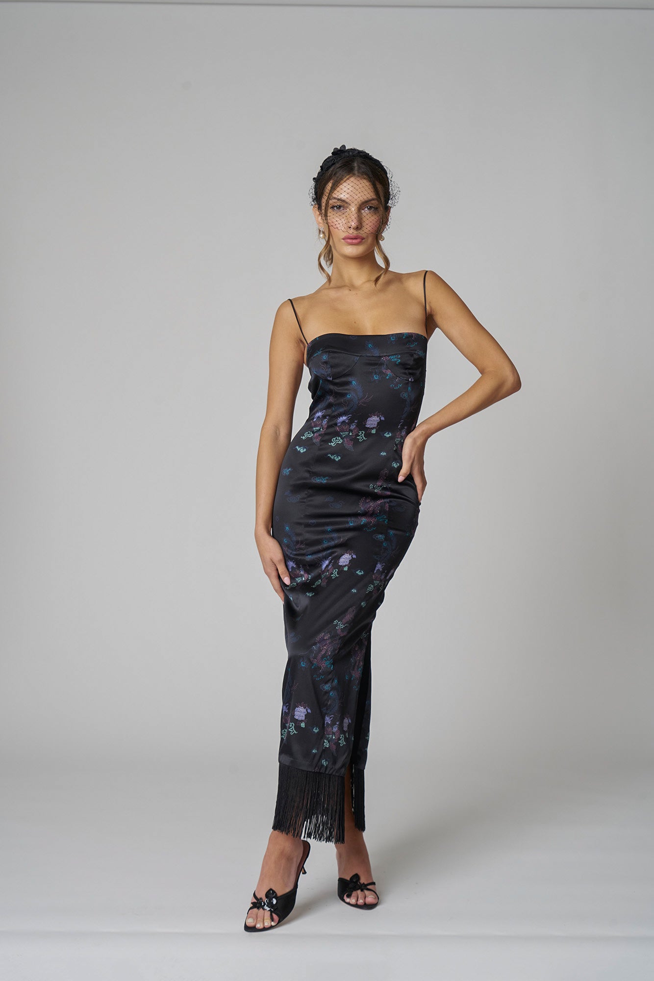 JOSEPHINE DRESS - NOIR - FAIT PAR FOUTCH