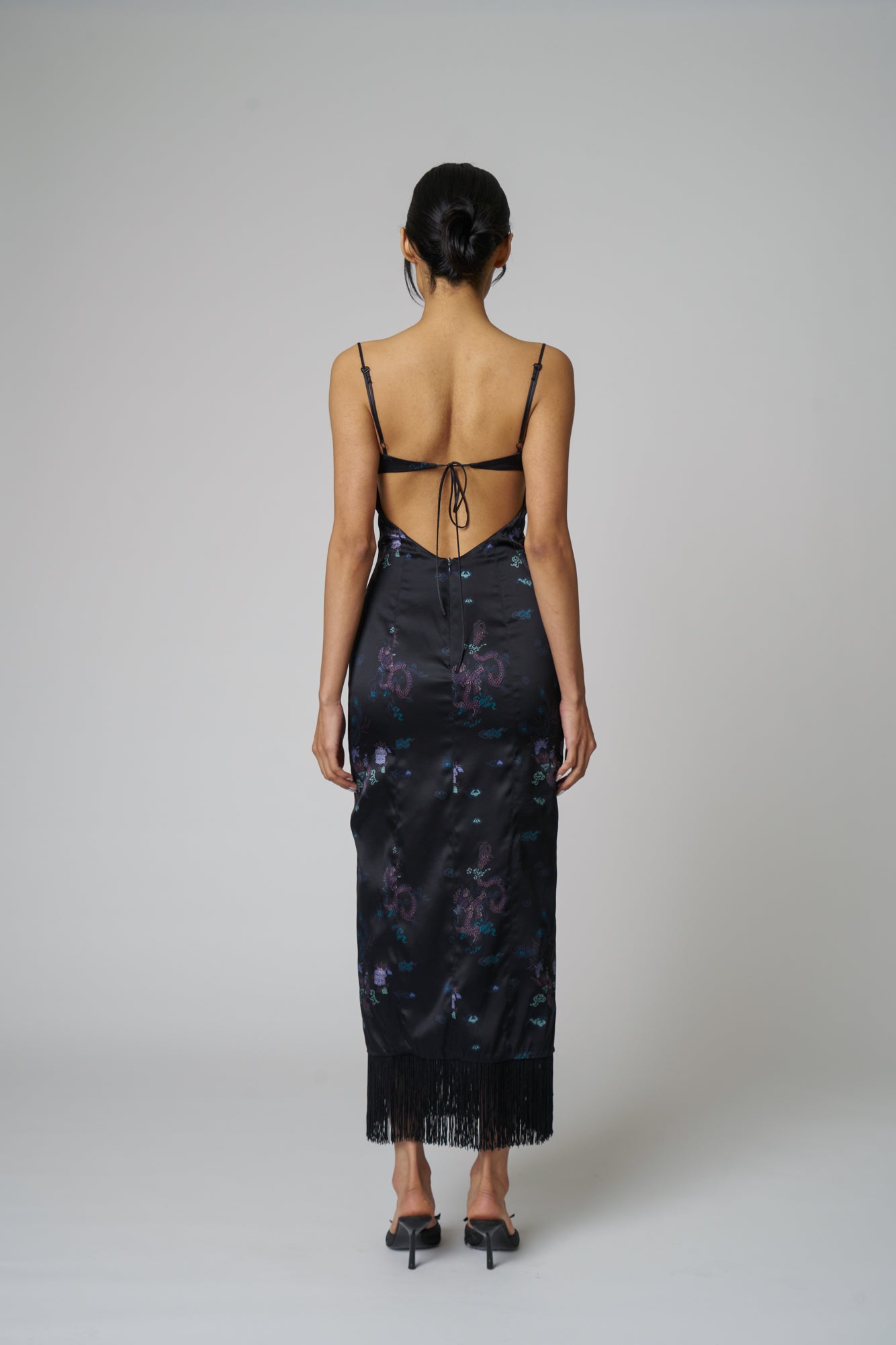 JOSEPHINE DRESS - NOIR - FAIT PAR FOUTCH