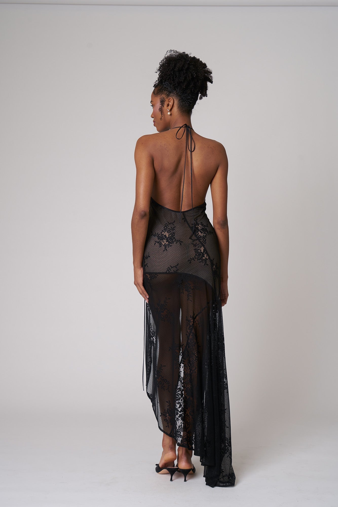 ROSSALI DRESS - EBONY LACE - FAIT PAR FOUTCH